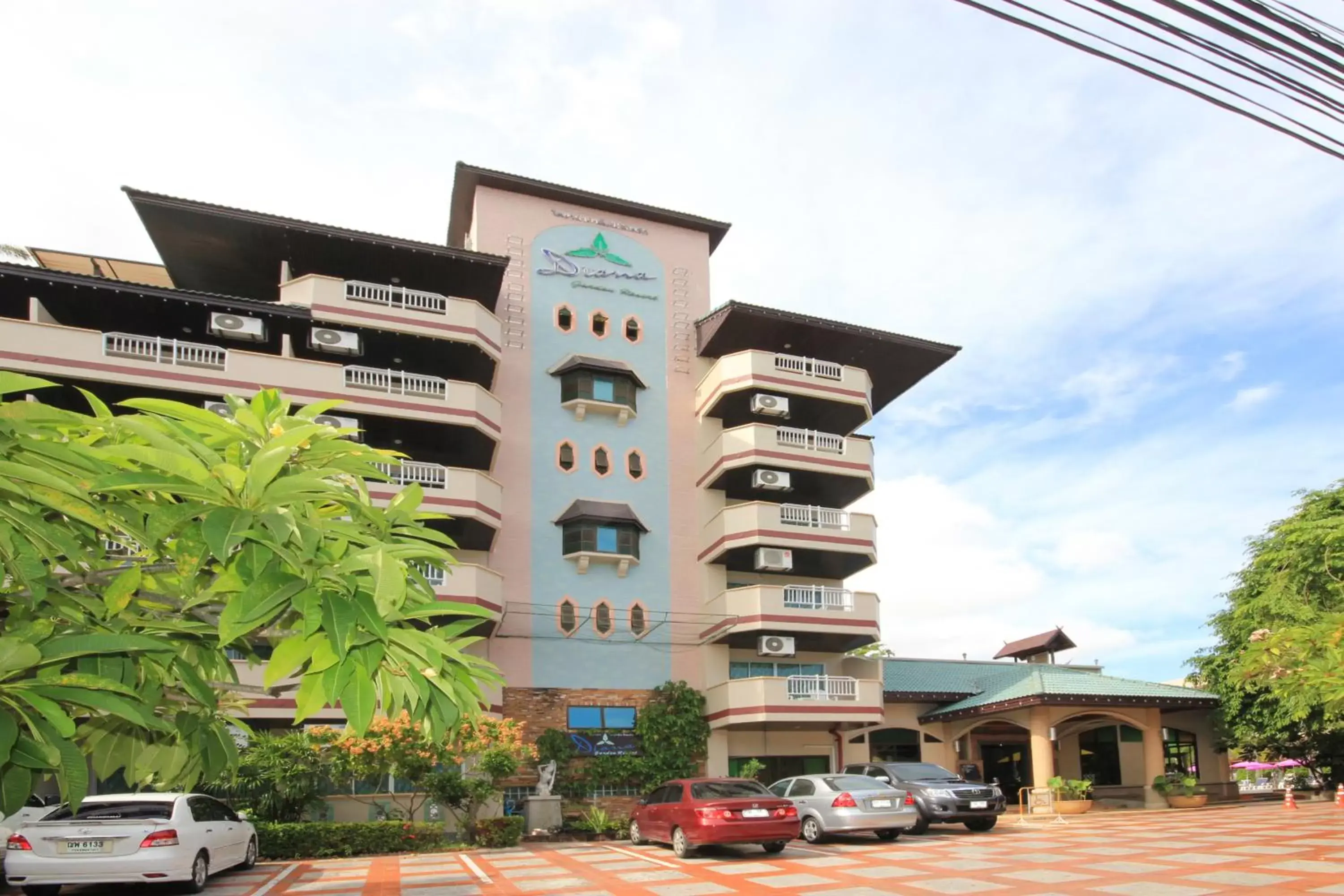 Property building in Diana Garden Resort - SHA Extra Plus Property building in Diana Garden Resort - SHA Extra Plus