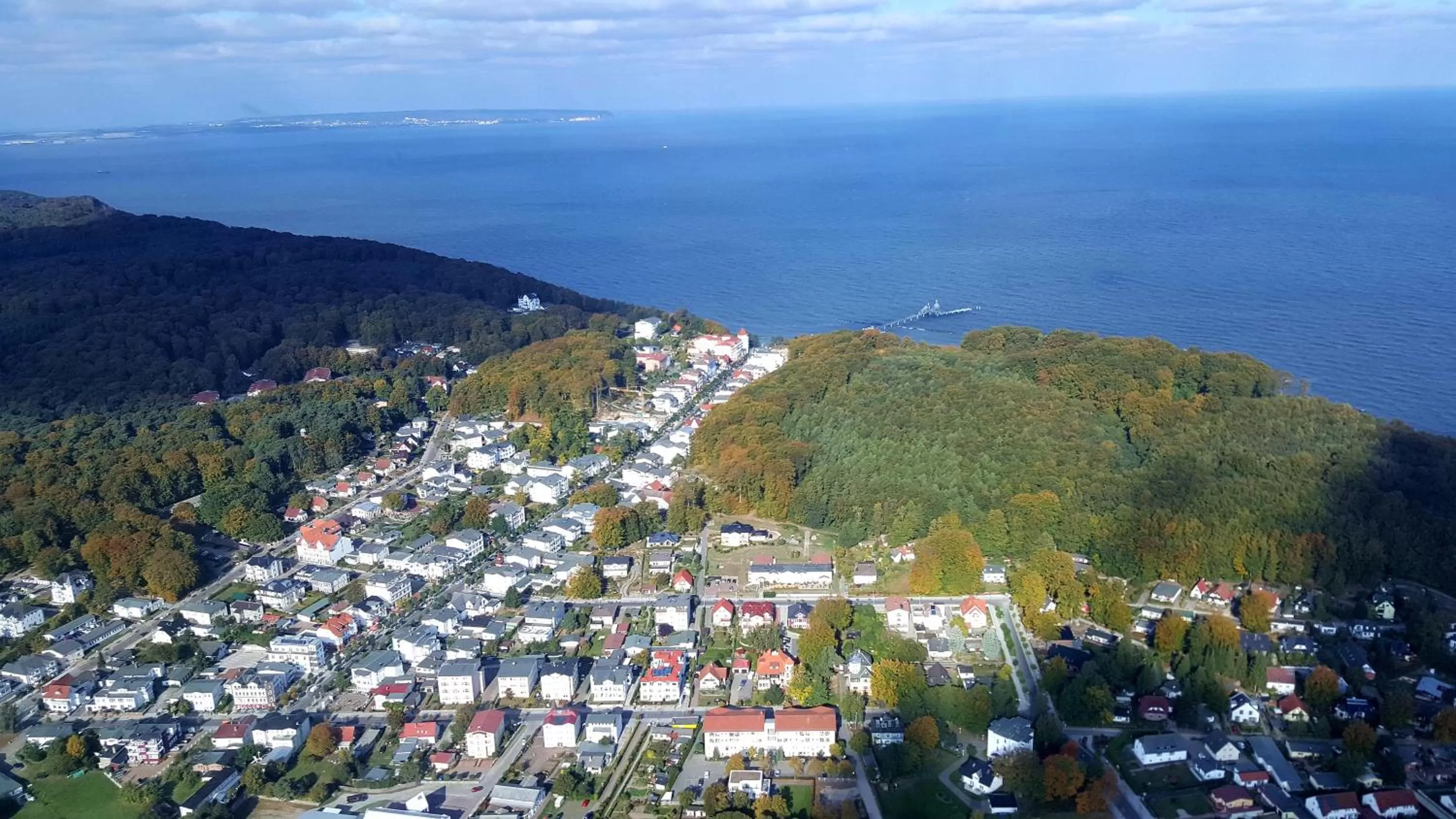 Nearby landmark, Bird's-eye View in Hotel meerblau