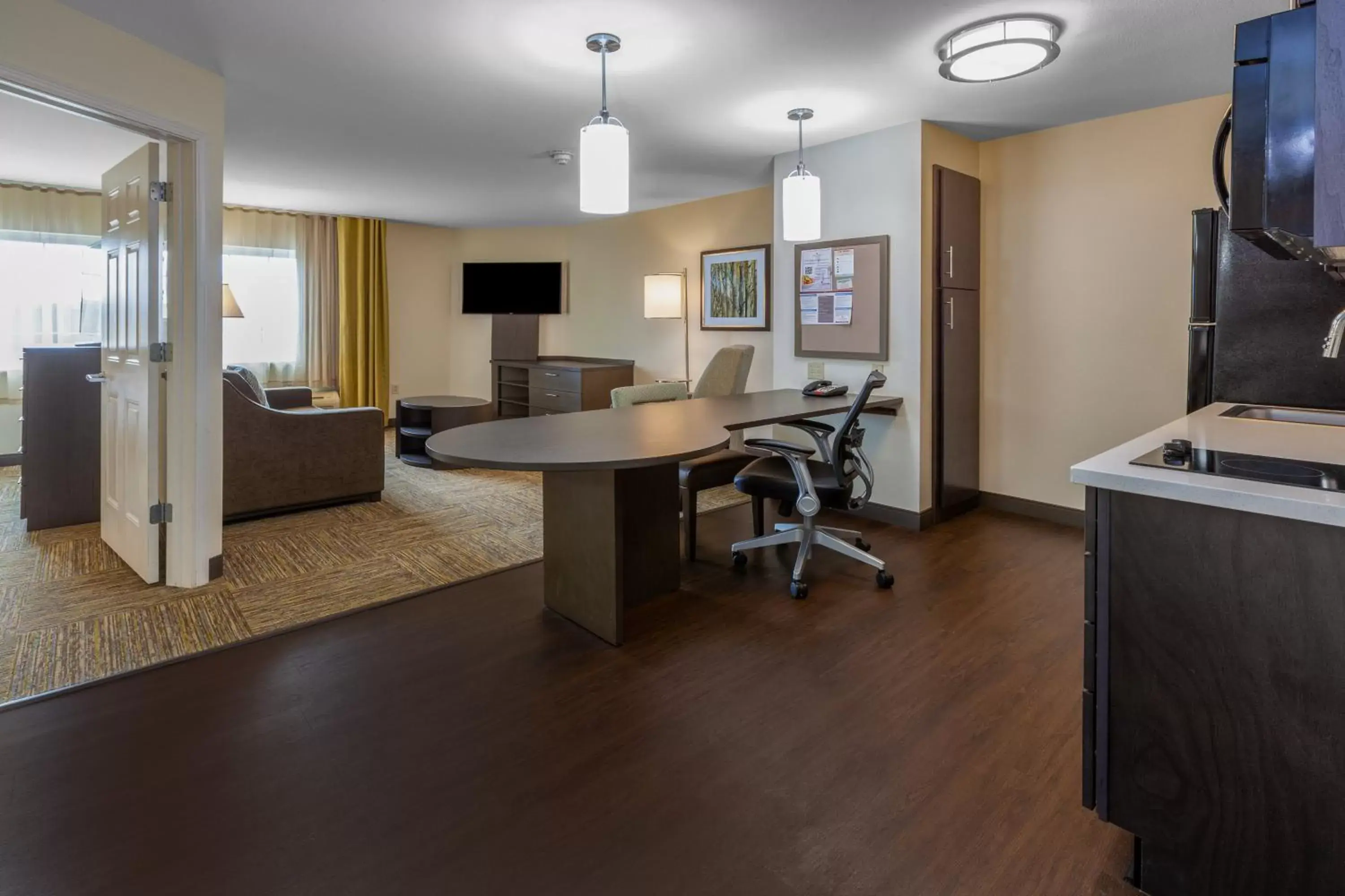Photo of the whole room in Candlewood Suites Kalamazoo by IHG Photo of the whole room in Candlewood Suites Kalamazoo by IHG