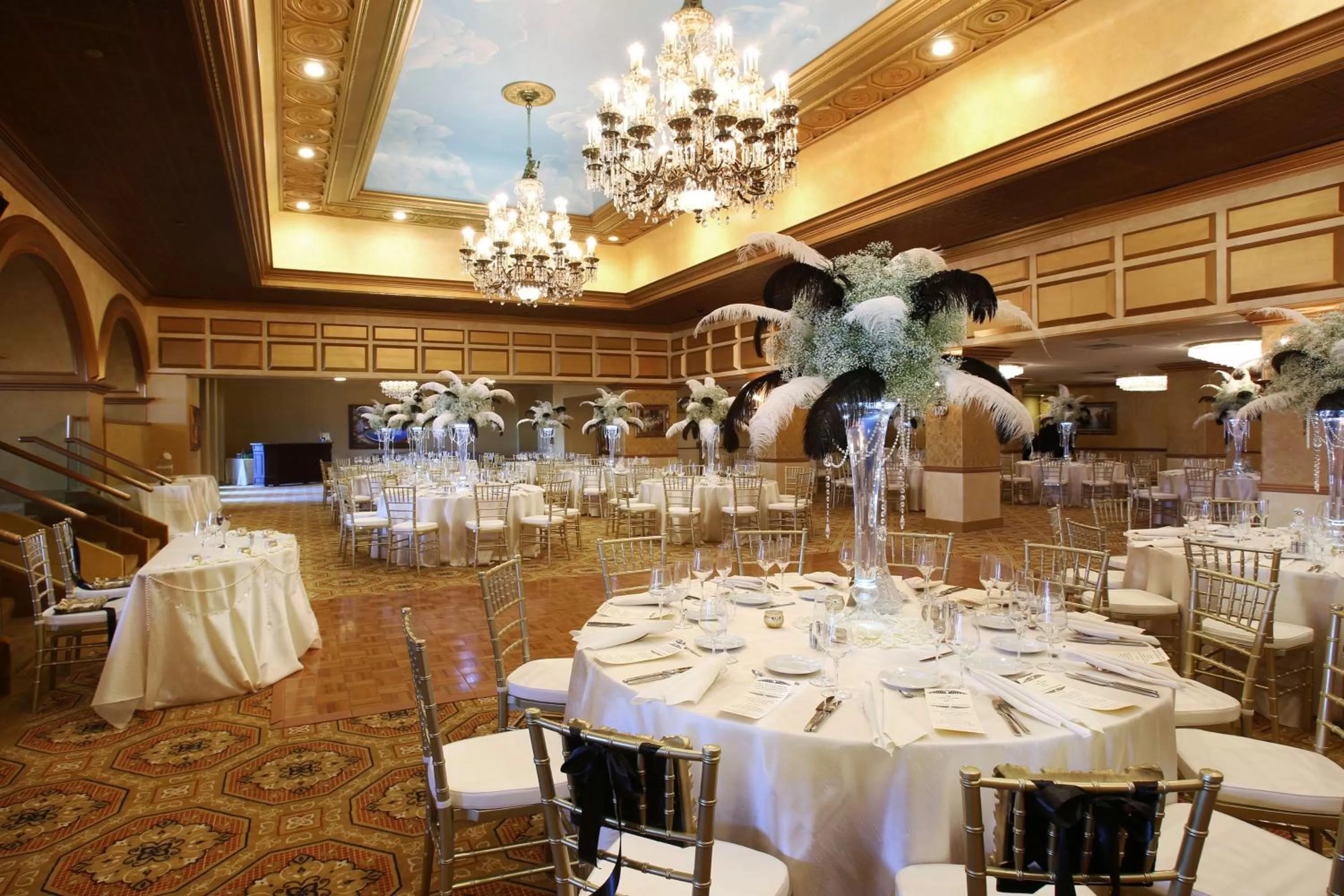 On site in The Claridge Hotel