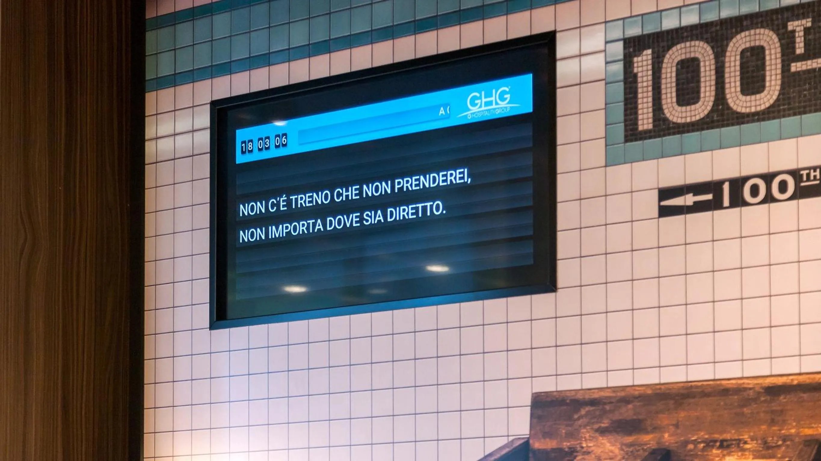 Decorative detail in G Hotel Pescara