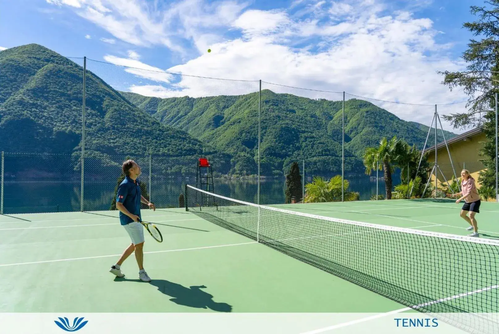 Tennis court in Parco San Marco Lifestyle Beach Resort