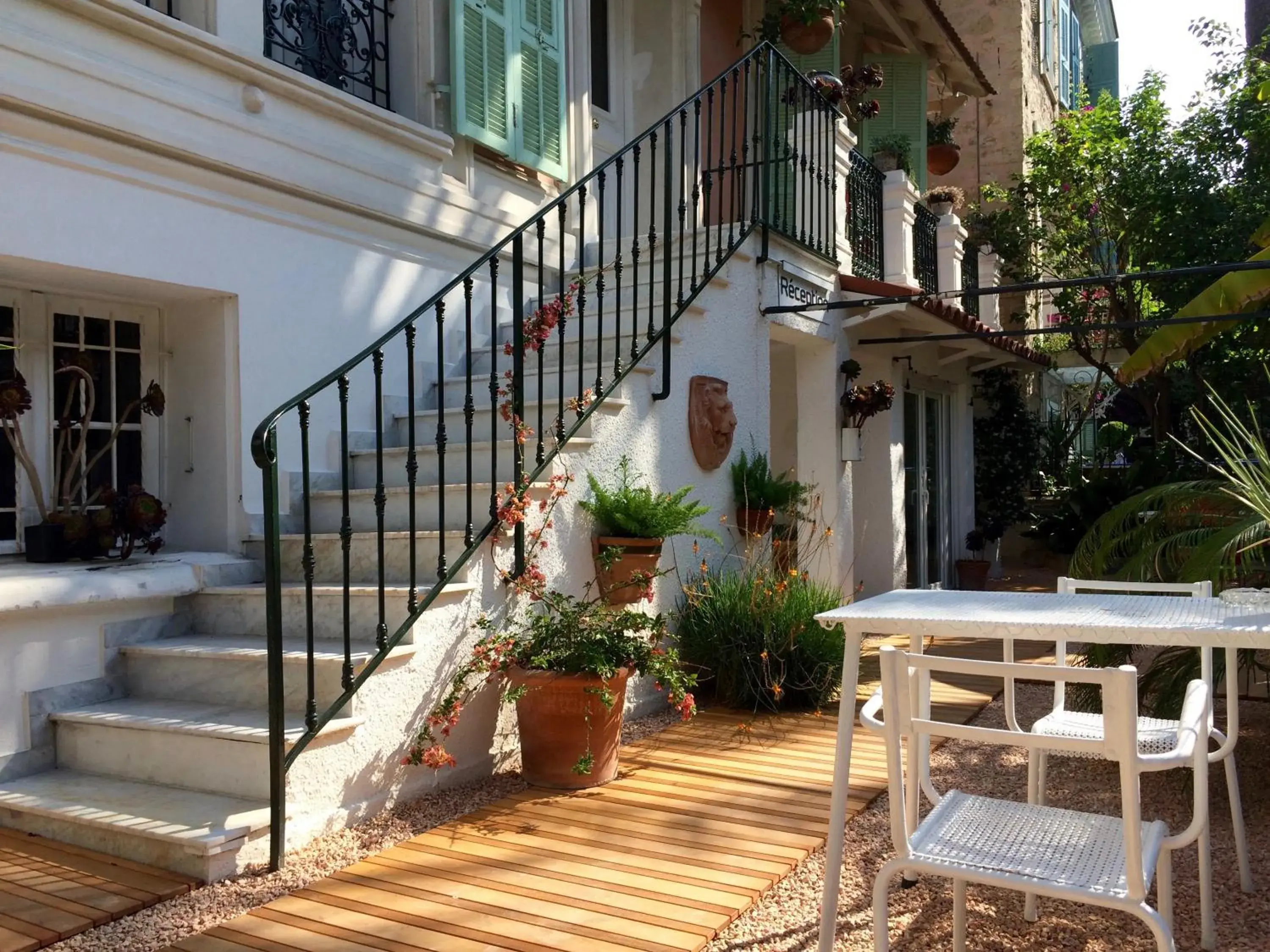 Facade/entrance, Patio/Outdoor Area in Hotel Villa Rose