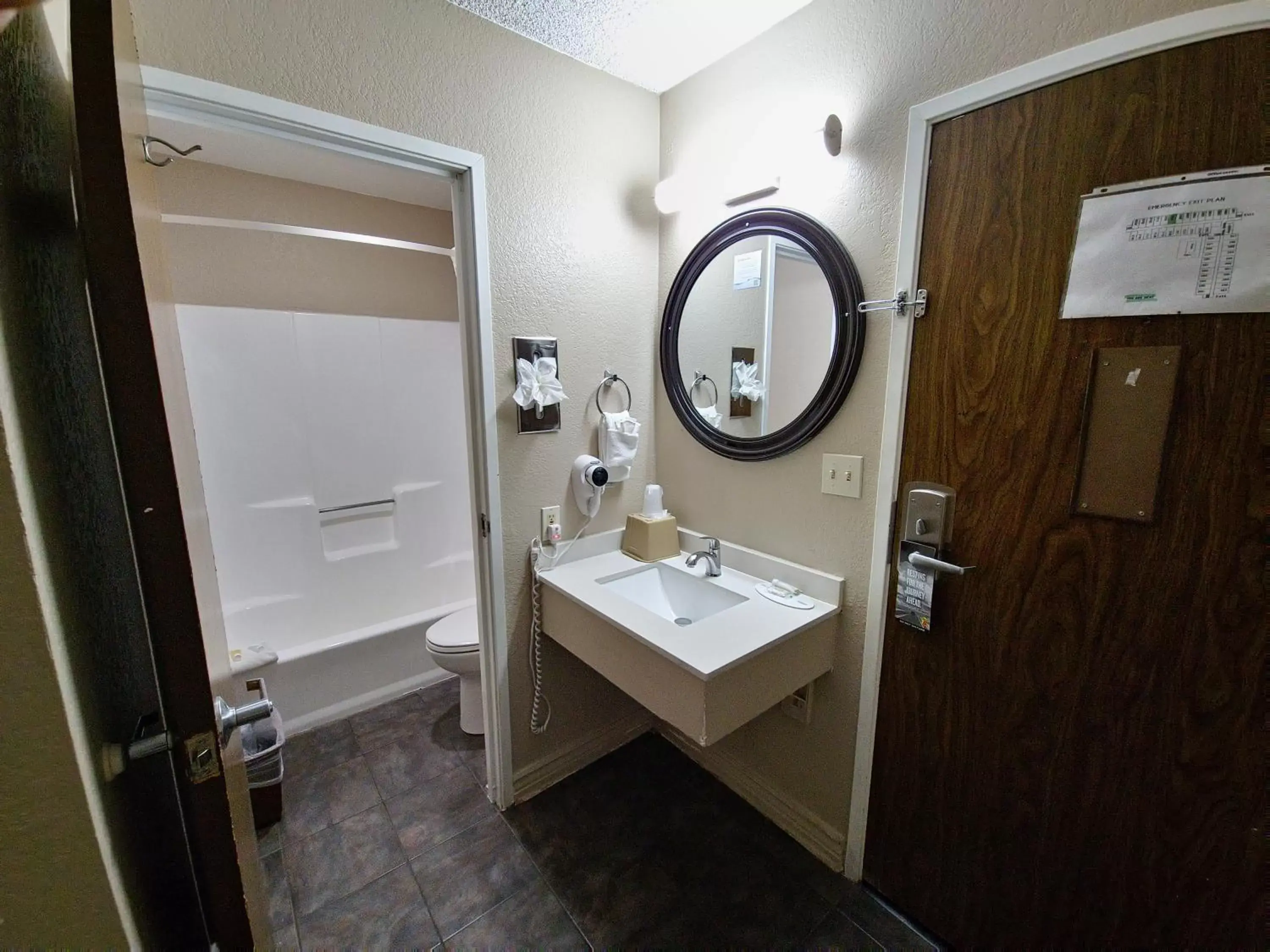 Bathroom in Super 8 by Wyndham Goodyear/Phoenix Area