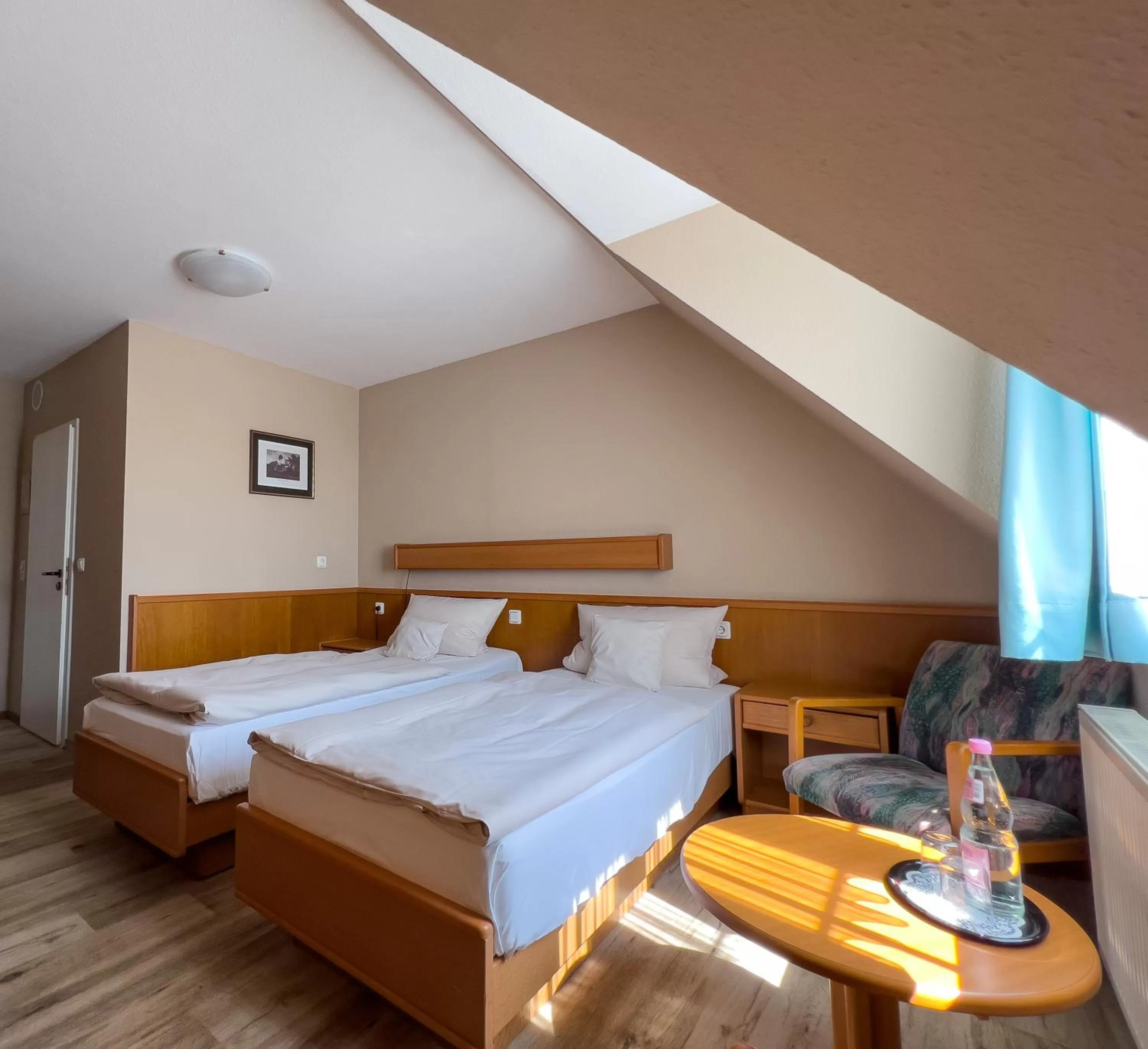 Bed in Hotel Landhaus Wörlitzer Hof