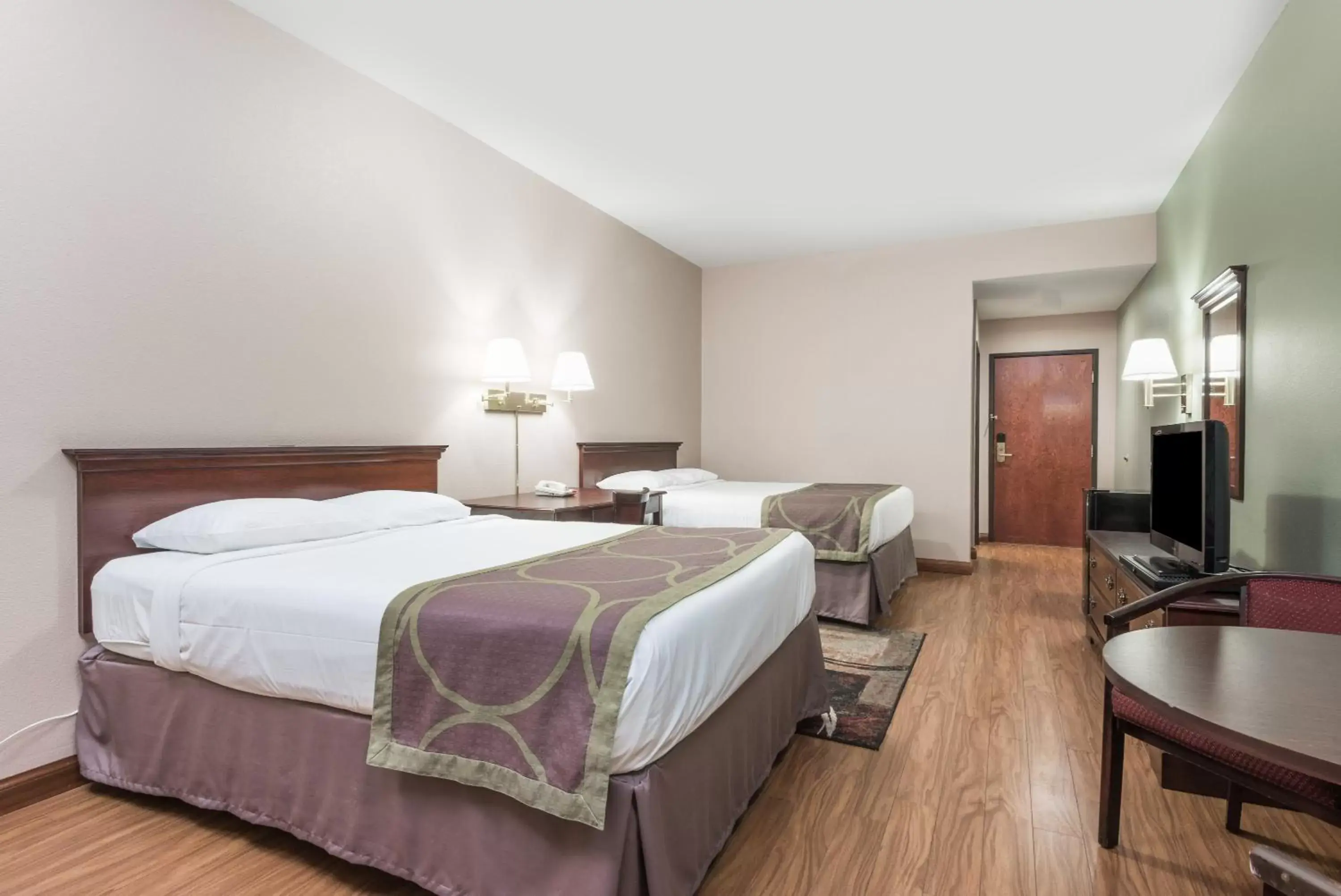 Deluxe Queen Room with Two Queen Beds - Non-Smoking in Super 8 by Wyndham Grayson