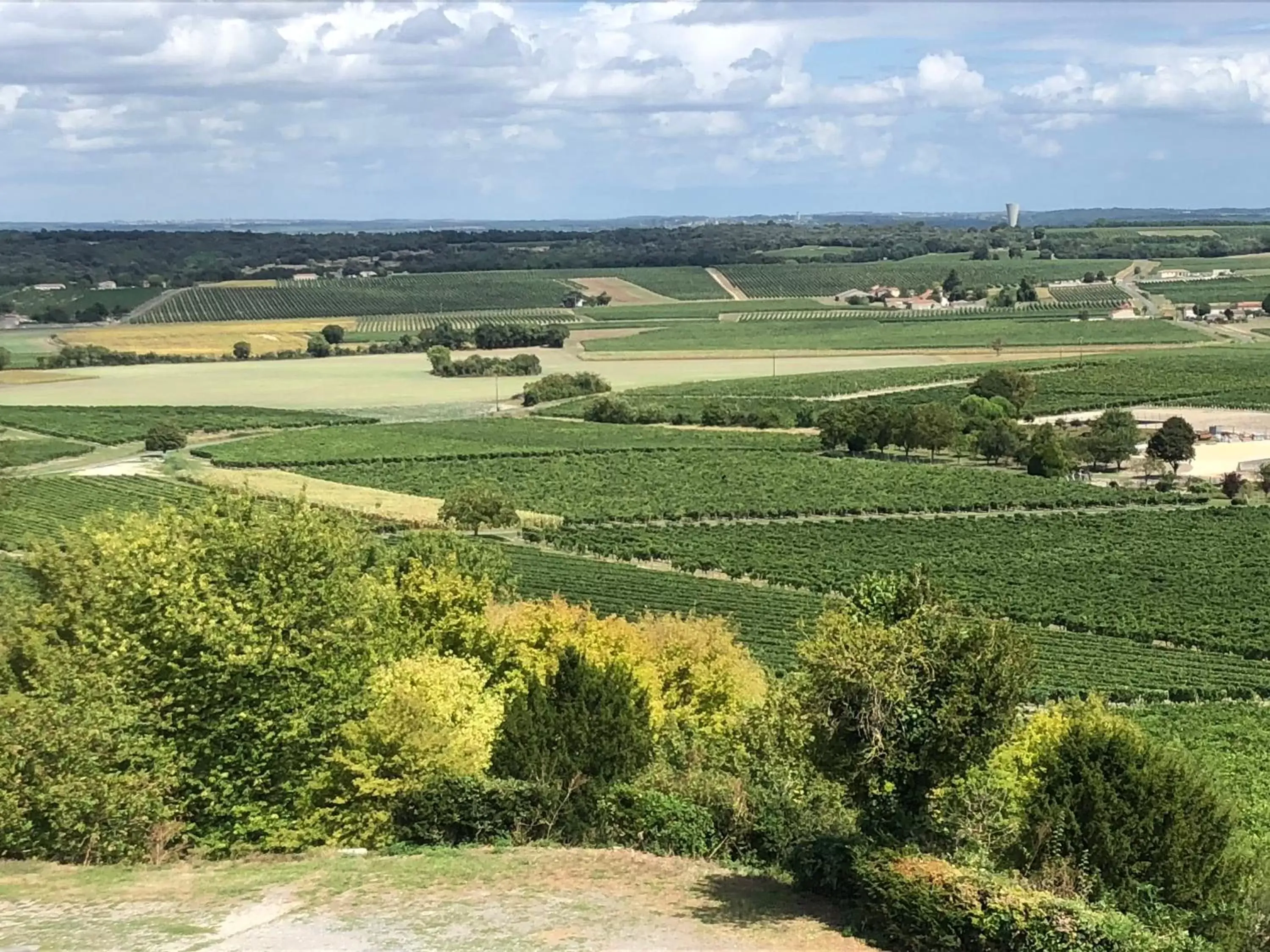 Day, Bird's-eye View in Suite en Terrasse à Cognac