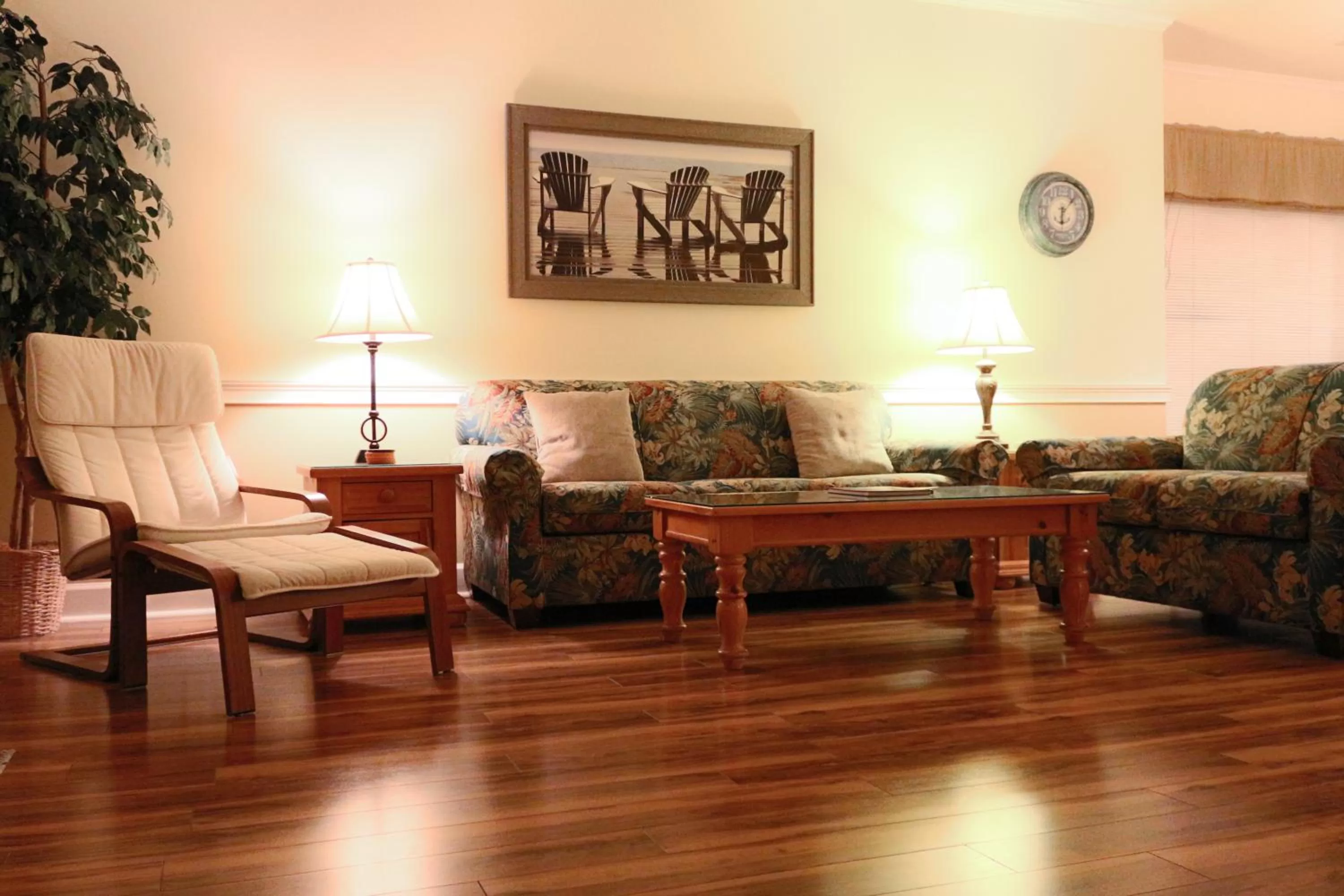 Living room in Myrtlewood Condos