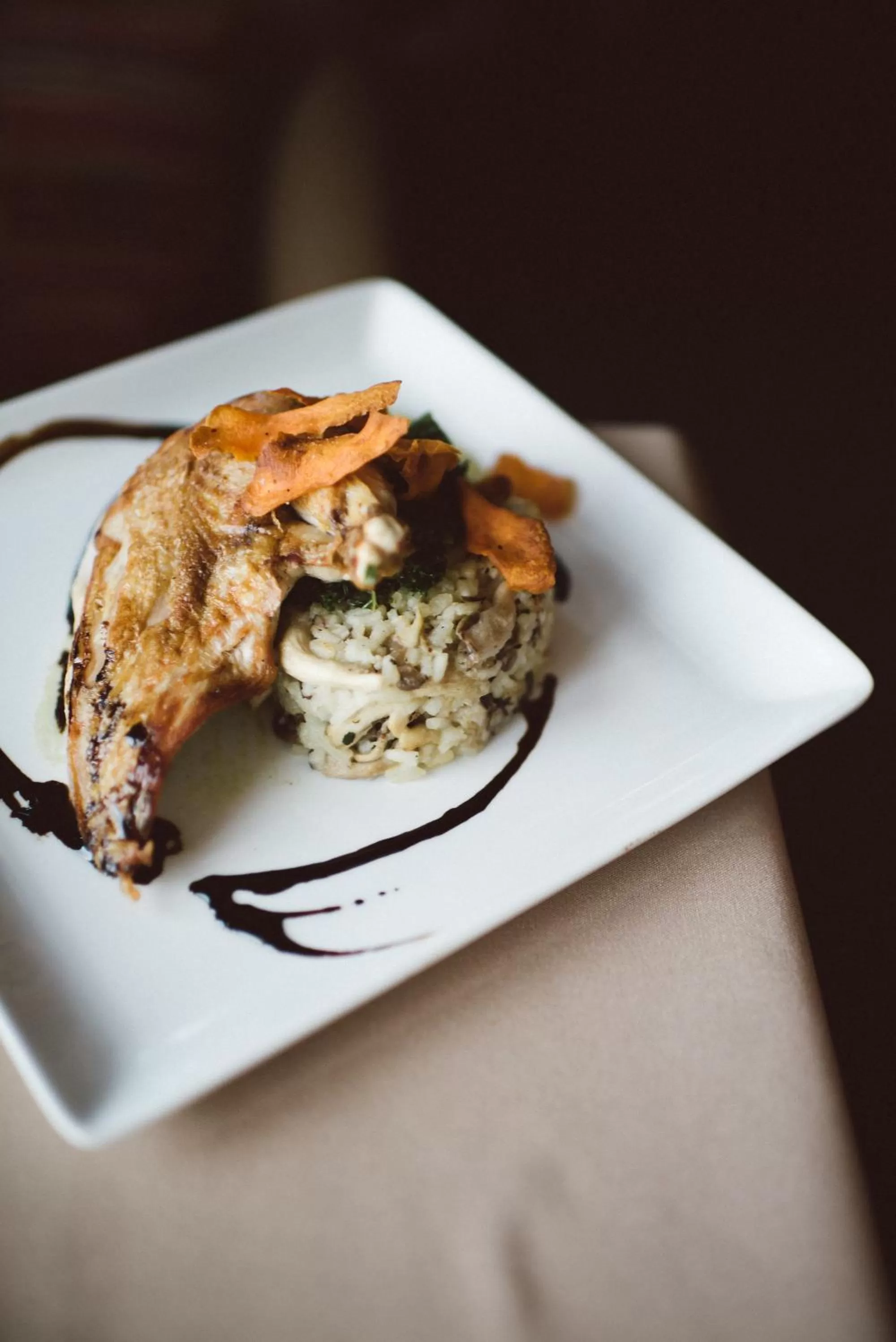 Food close-up in Tetherow Hotel