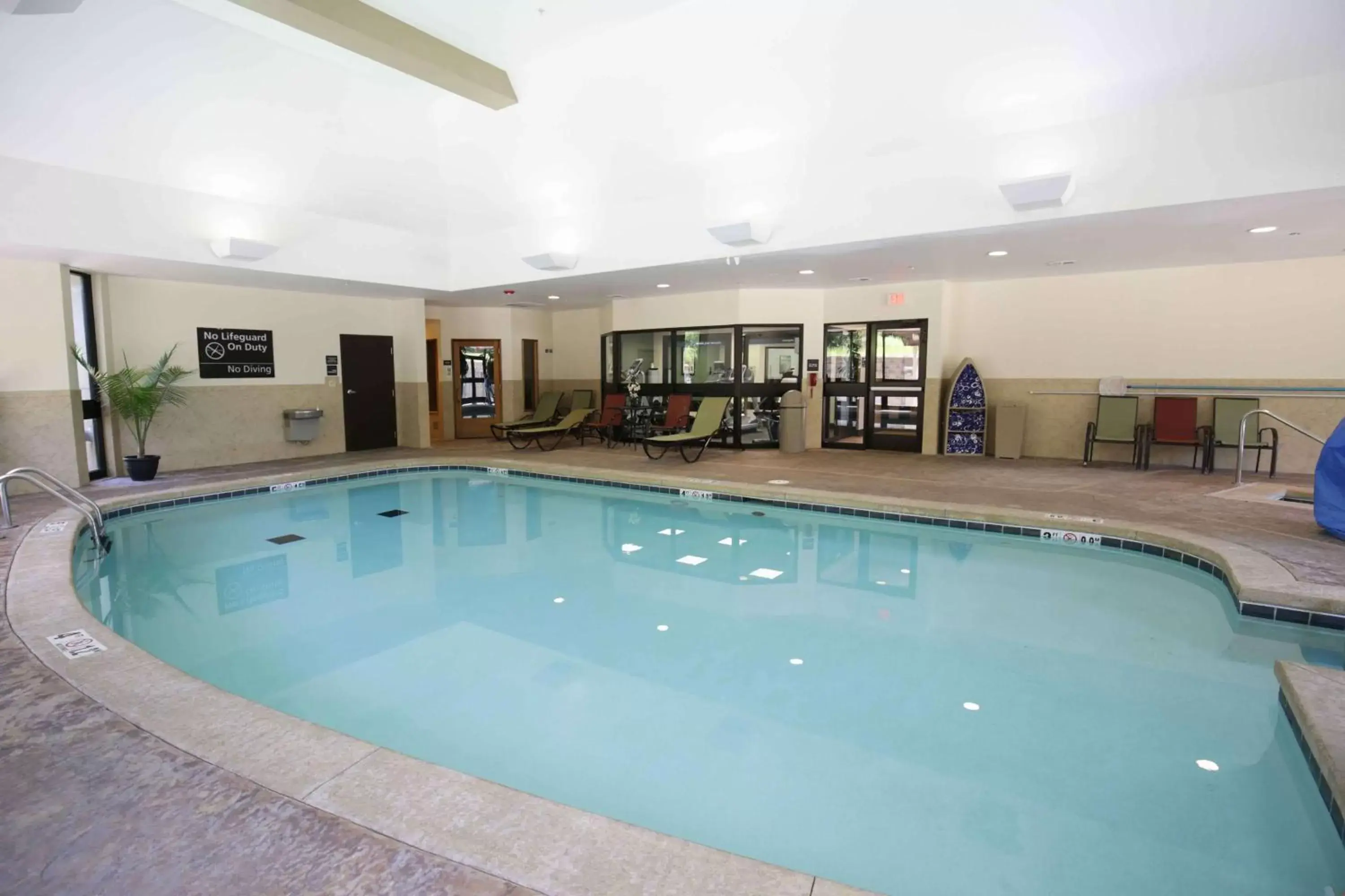 Pool view in Hampton Inn & Suites McAlester Pool view in Hampton Inn & Suites McAlester