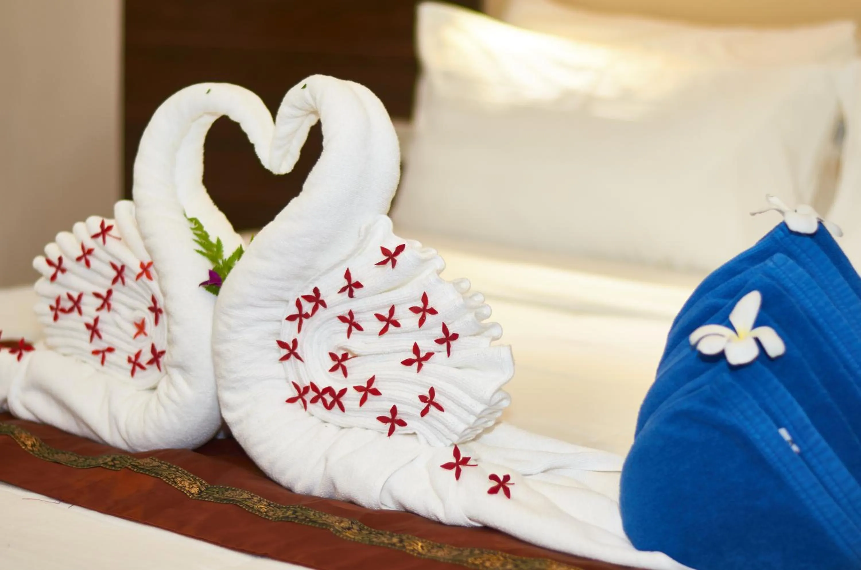 Decorative detail, Bed in Phuket Riviera Villas Hotel