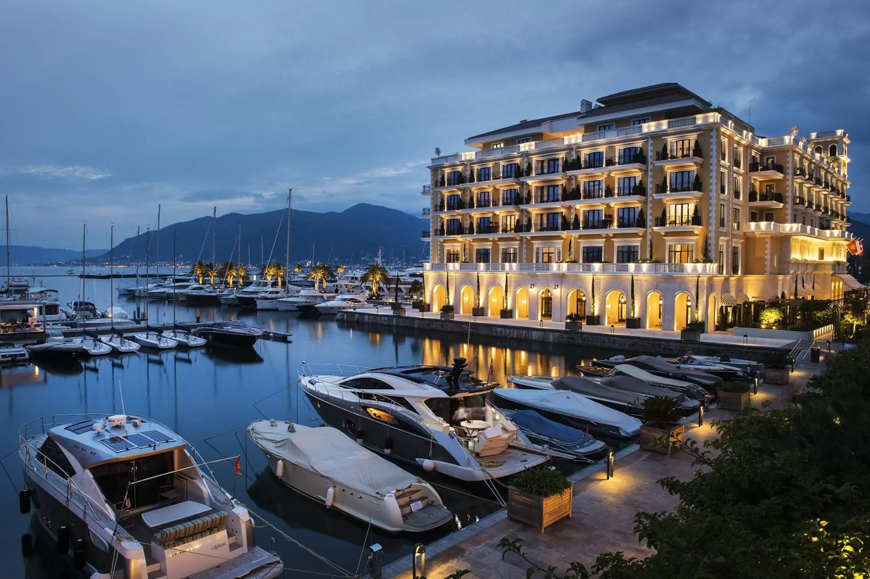 Property building in Regent Porto Montenegro Property building in Regent Porto Montenegro