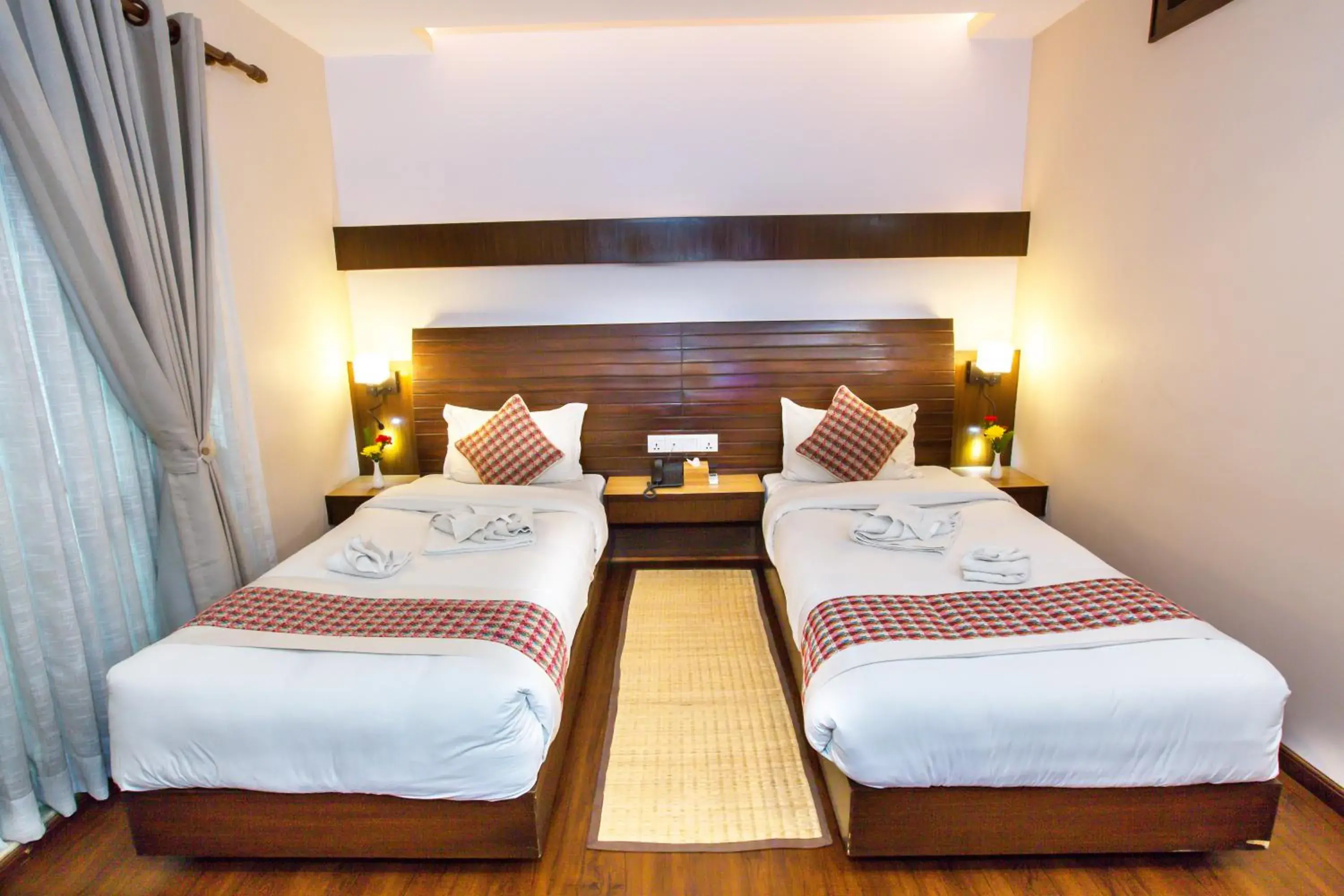 Bed in Kathmandu Suite Home