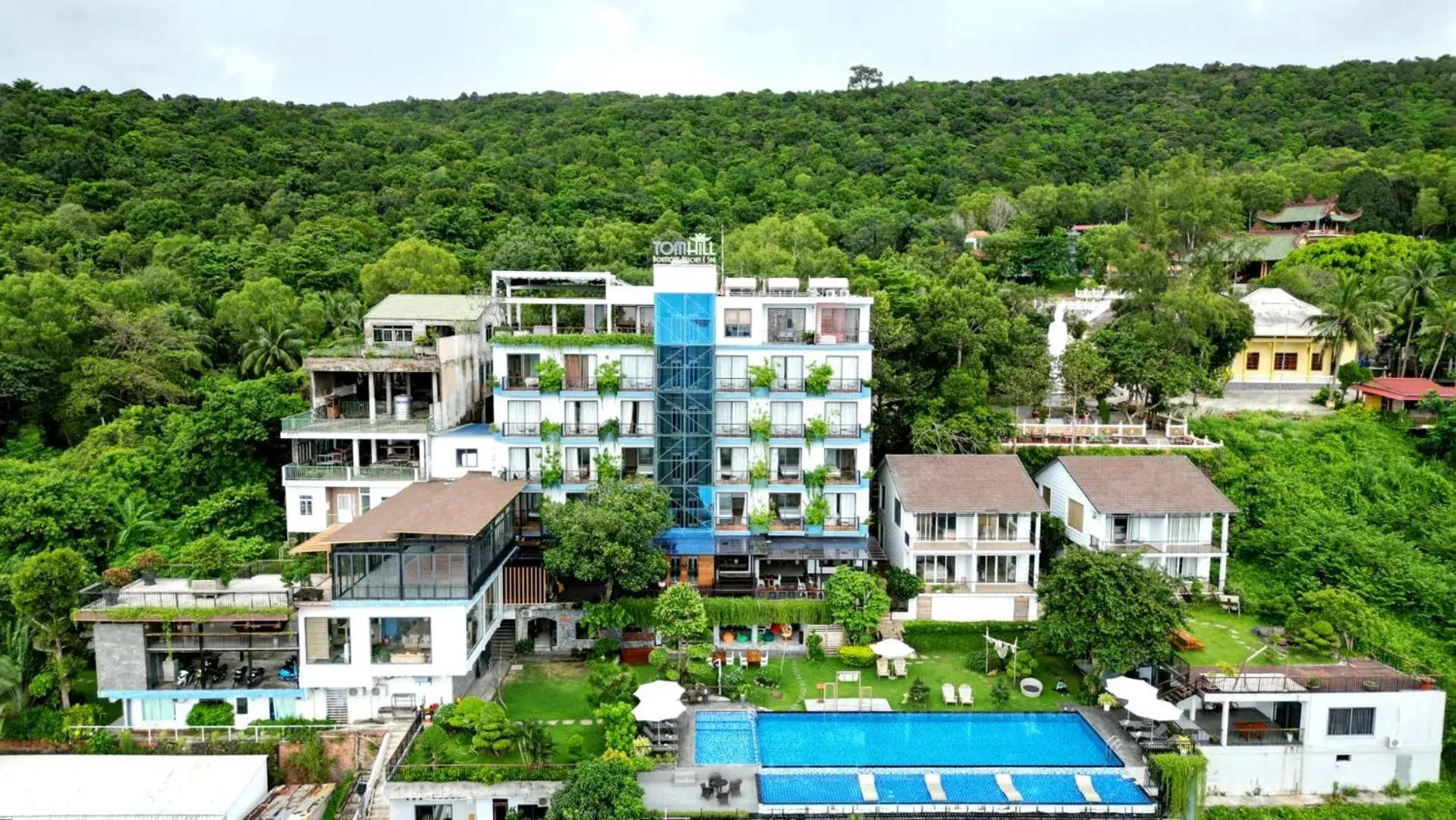 Property building, Bird's-eye View in Tom Hill Boutique Resort & Spa