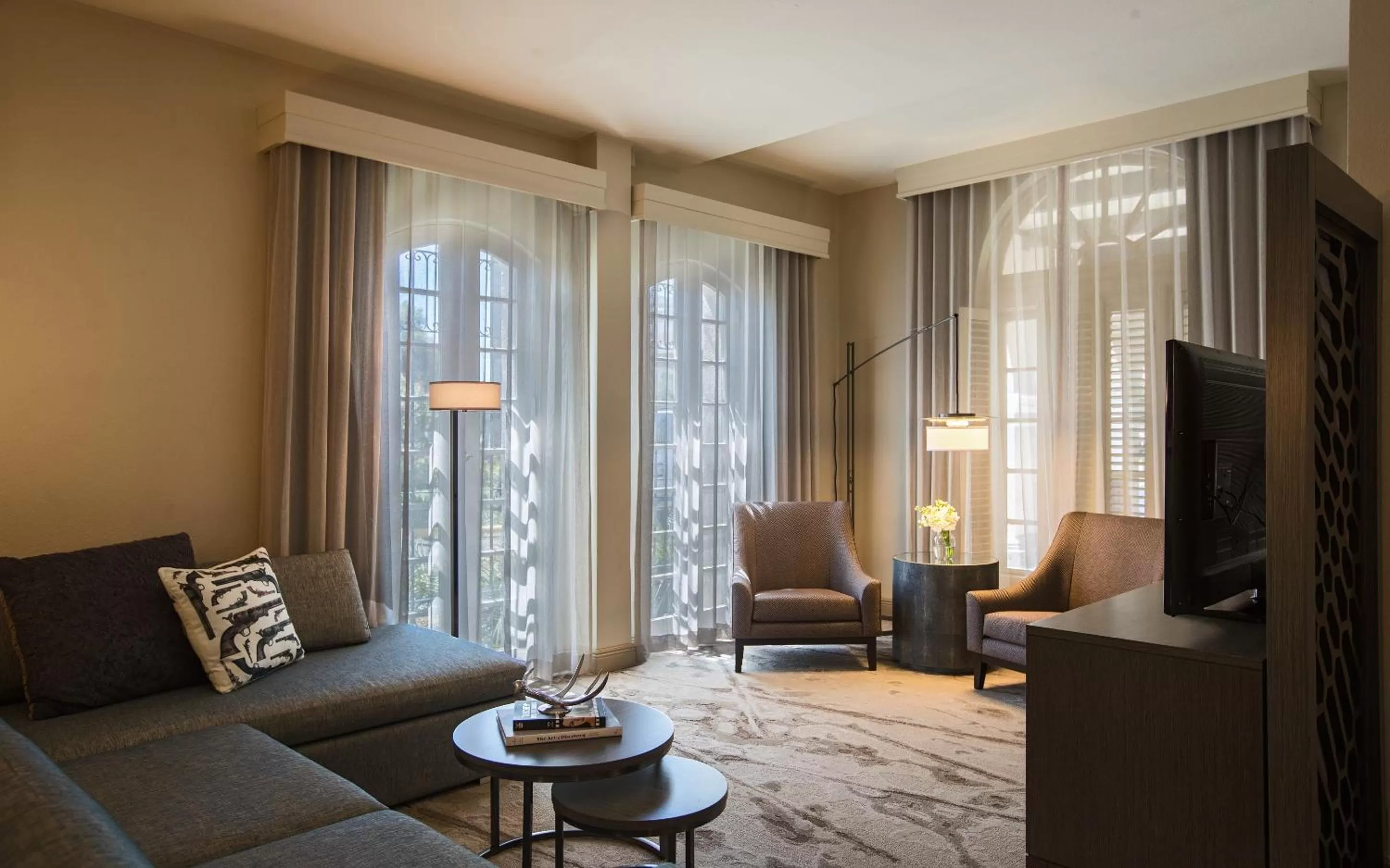 Living room in Casa De Palmas, Trademark Collection by Wyndham