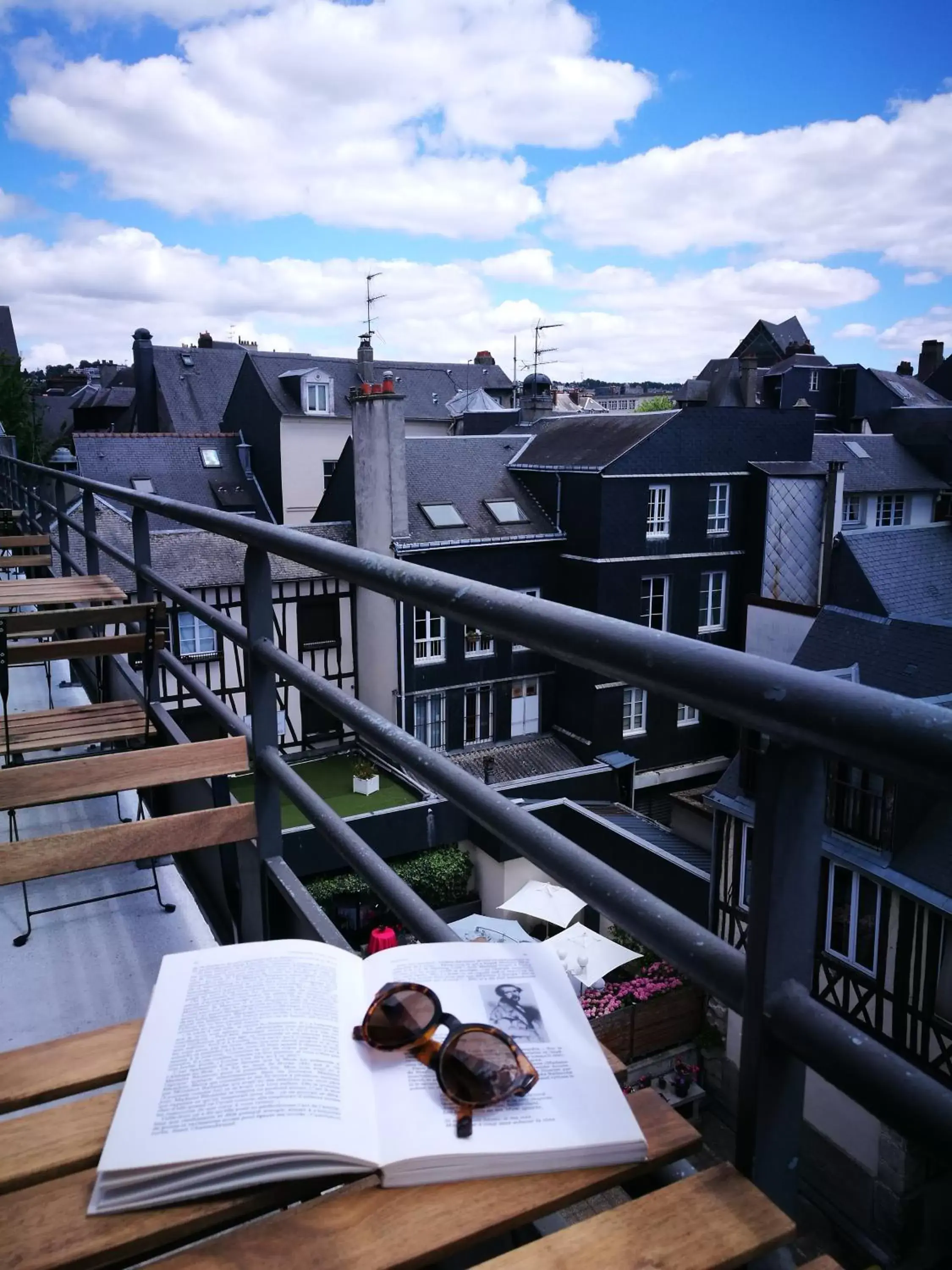 City view, Balcony/Terrace in Hôtel Littéraire Gustave Flaubert, BW Signature Collection
