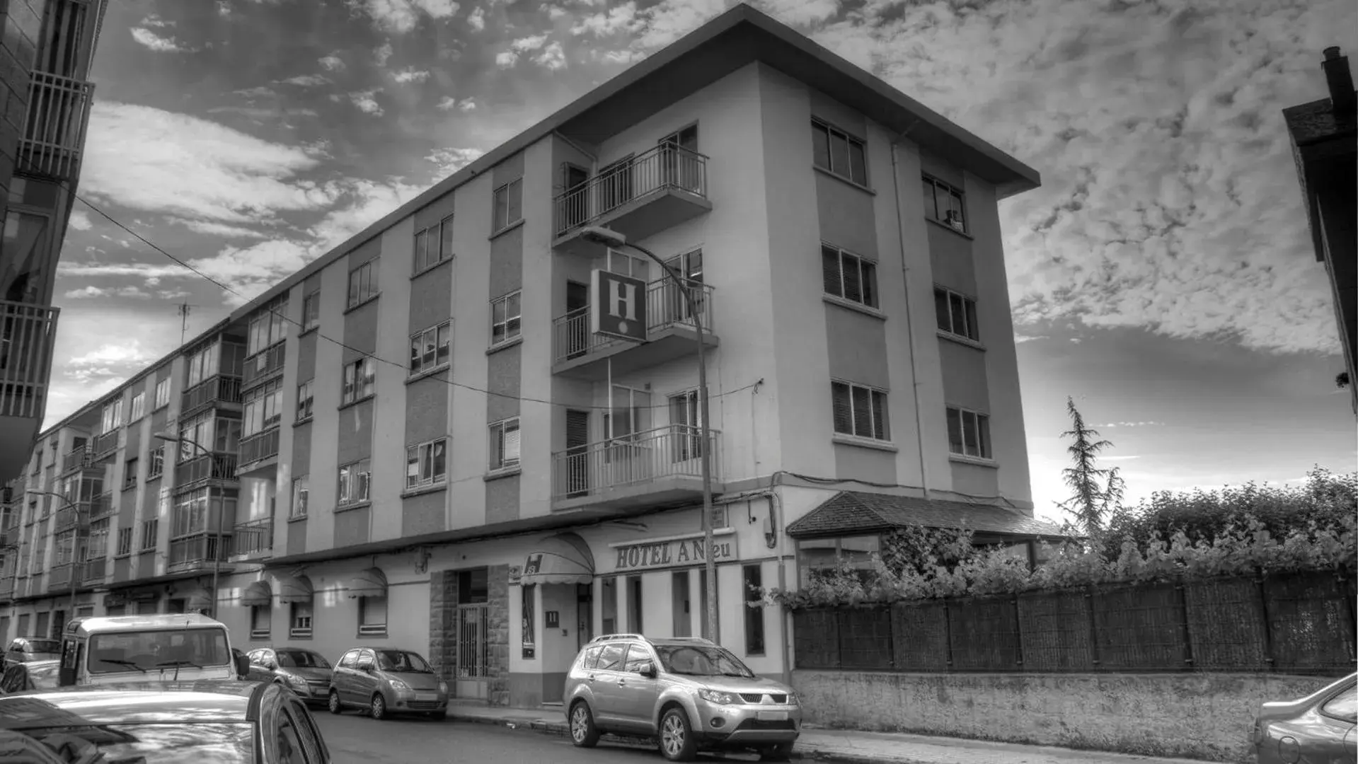 Facade/entrance, Winter in Hotel A Nieu