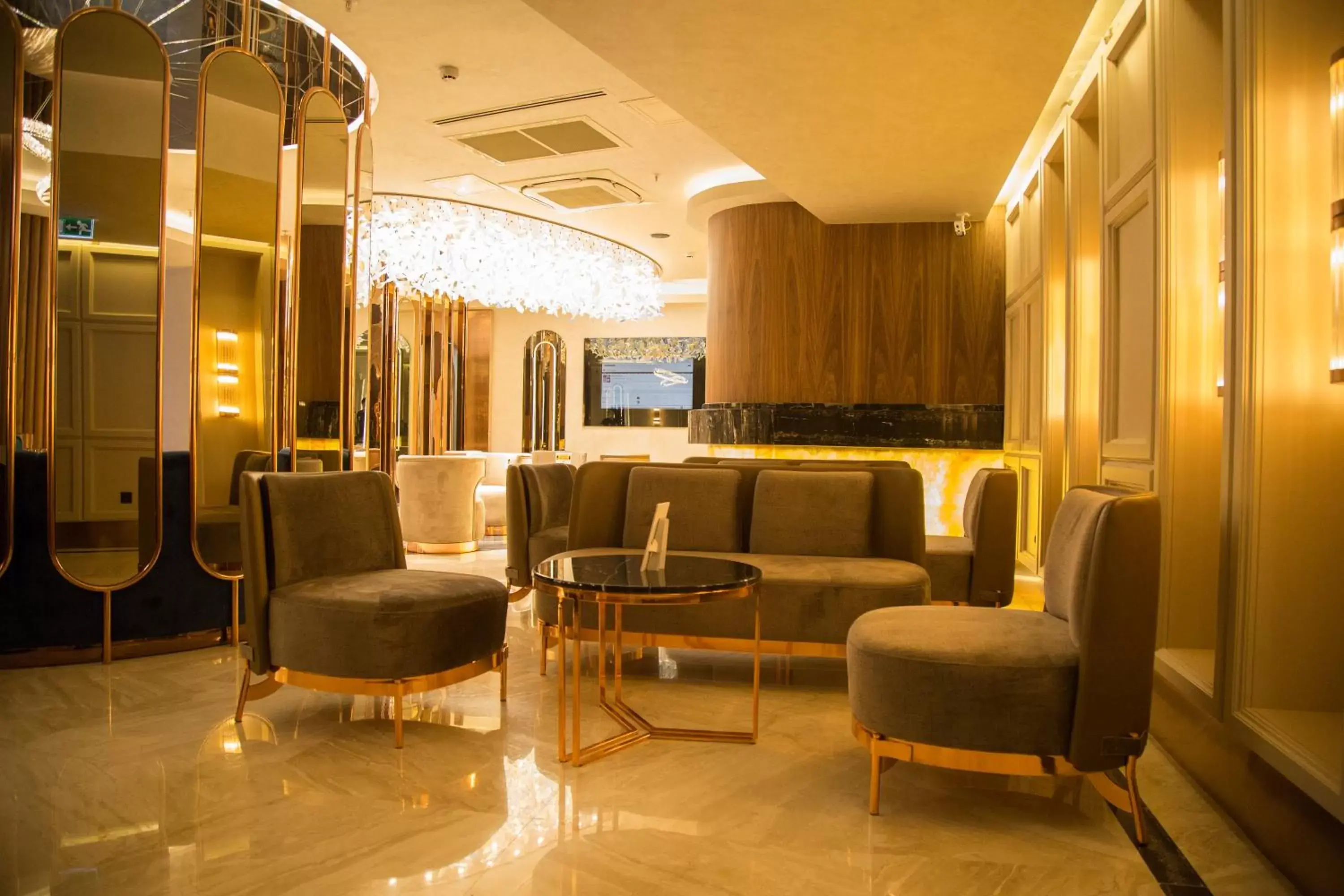 Lobby or reception, Lounge/Bar in The Hotel Beyaz Saray & Spa