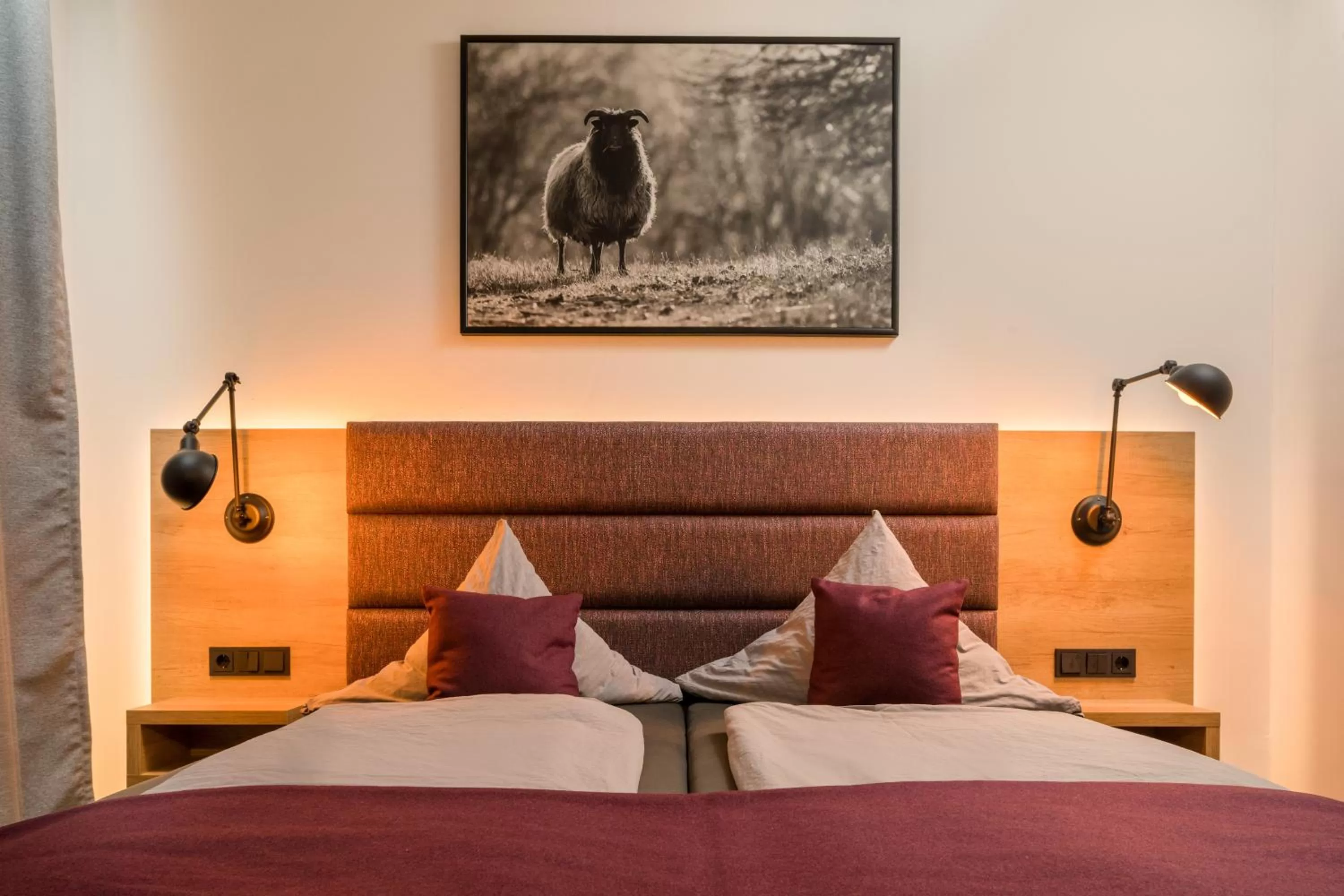 Bed in Hotel Bockelmann