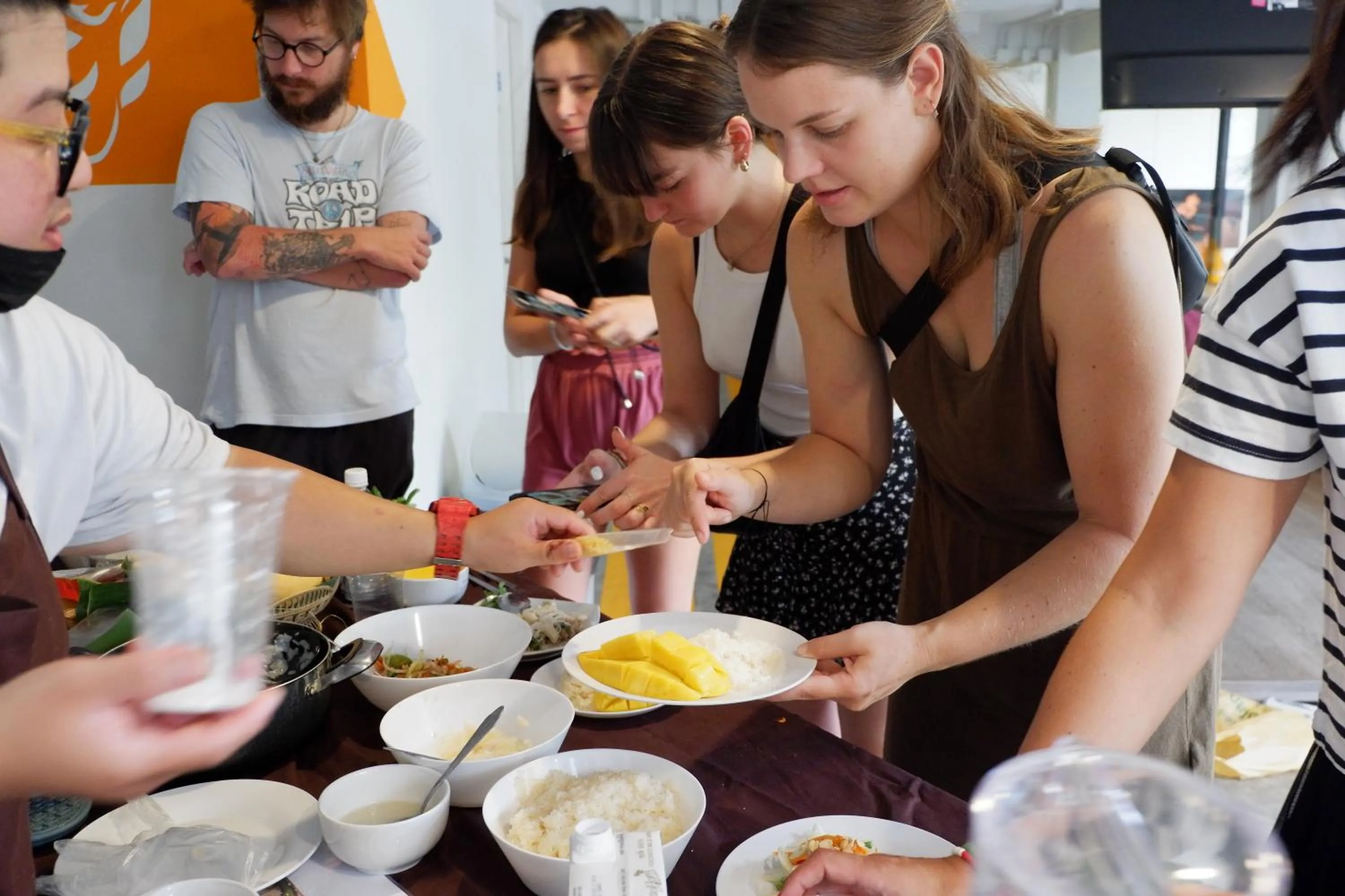 People in Yaks House Hostel