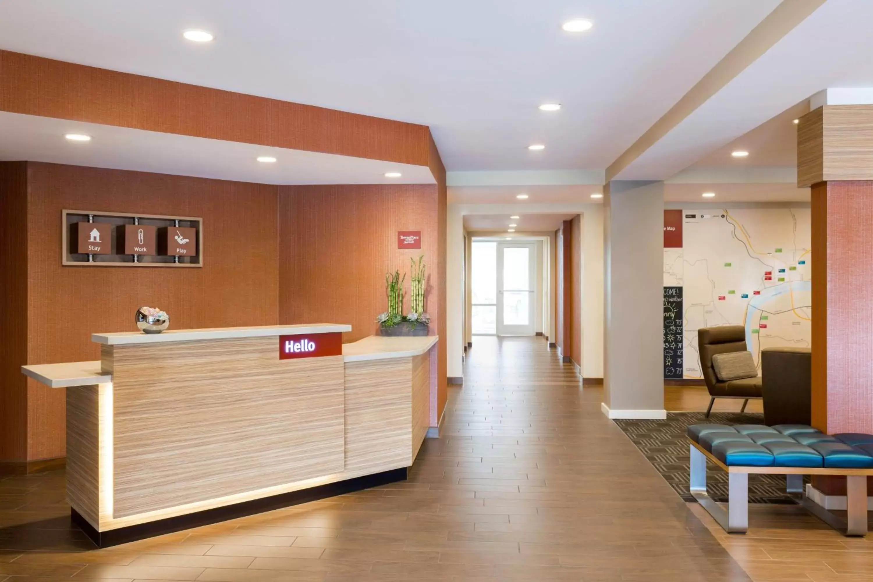 Lobby or reception, Lobby/Reception in TownePlace Suites by Marriott Pittsburgh Harmarville