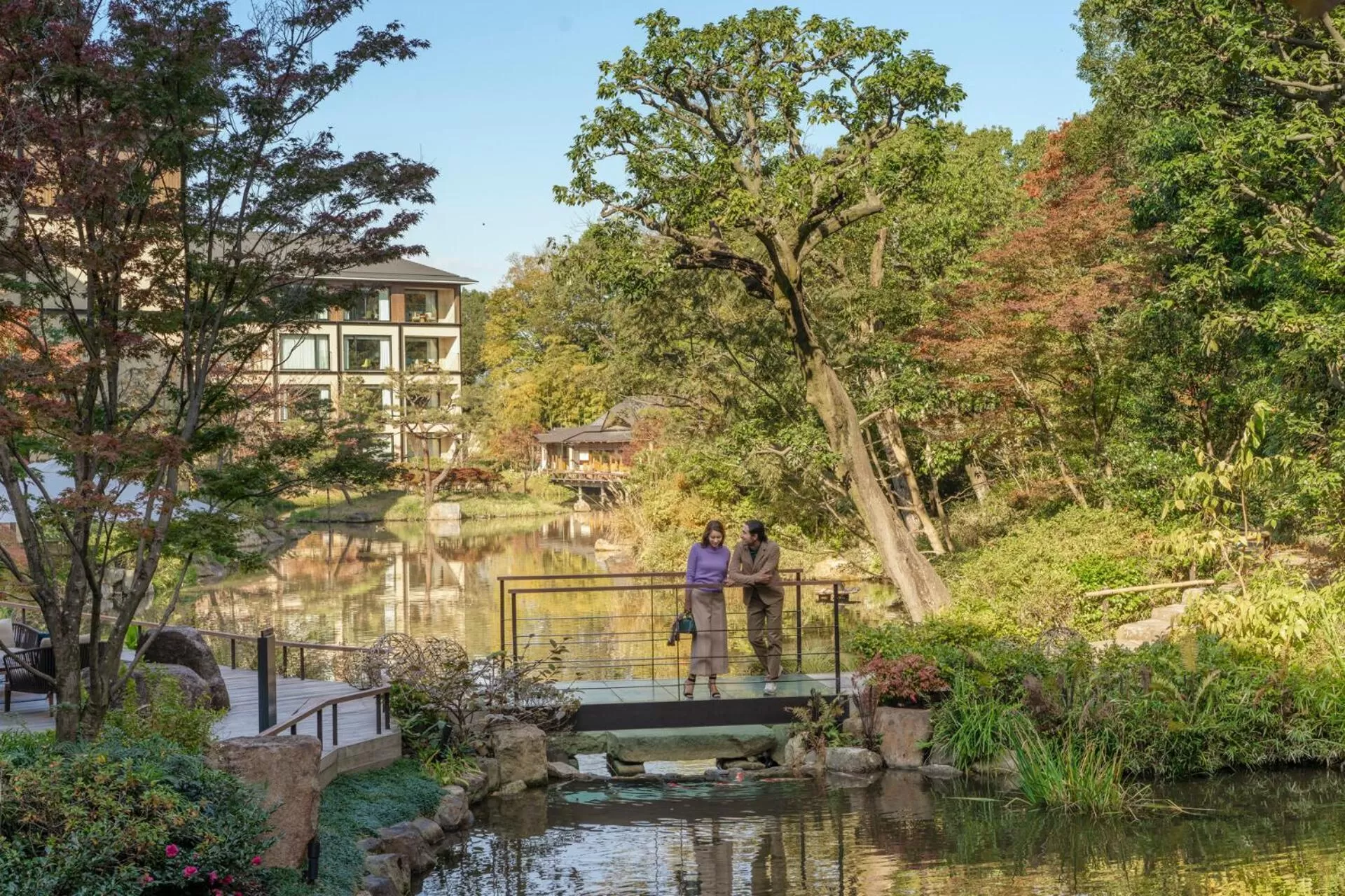 Garden in Four Seasons Hotel Kyoto