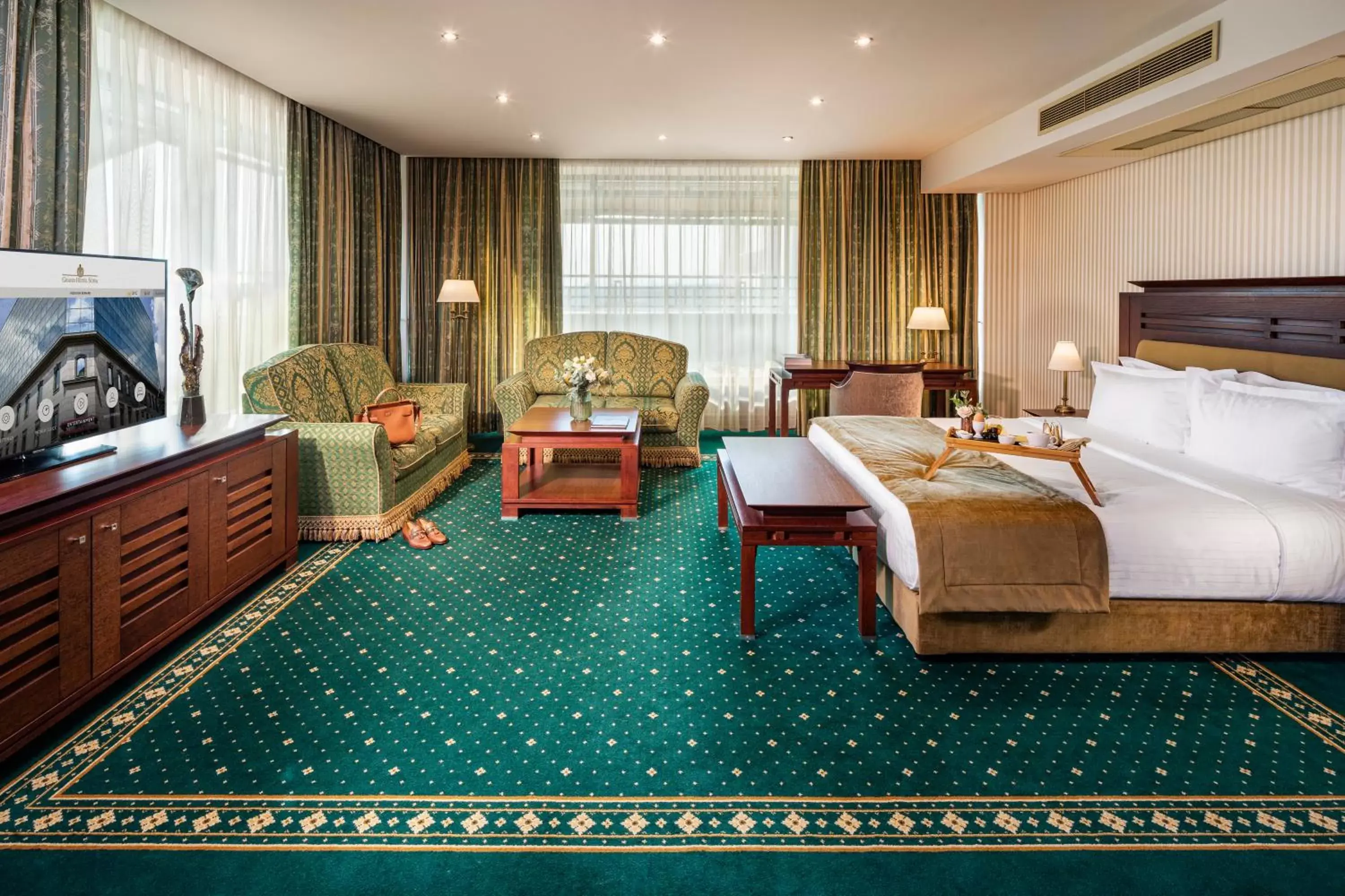 Photo of the whole room in Grand Hotel Sofia - Top Location, The Most Spacious Rooms in the City, Secured Paid Underground Parking