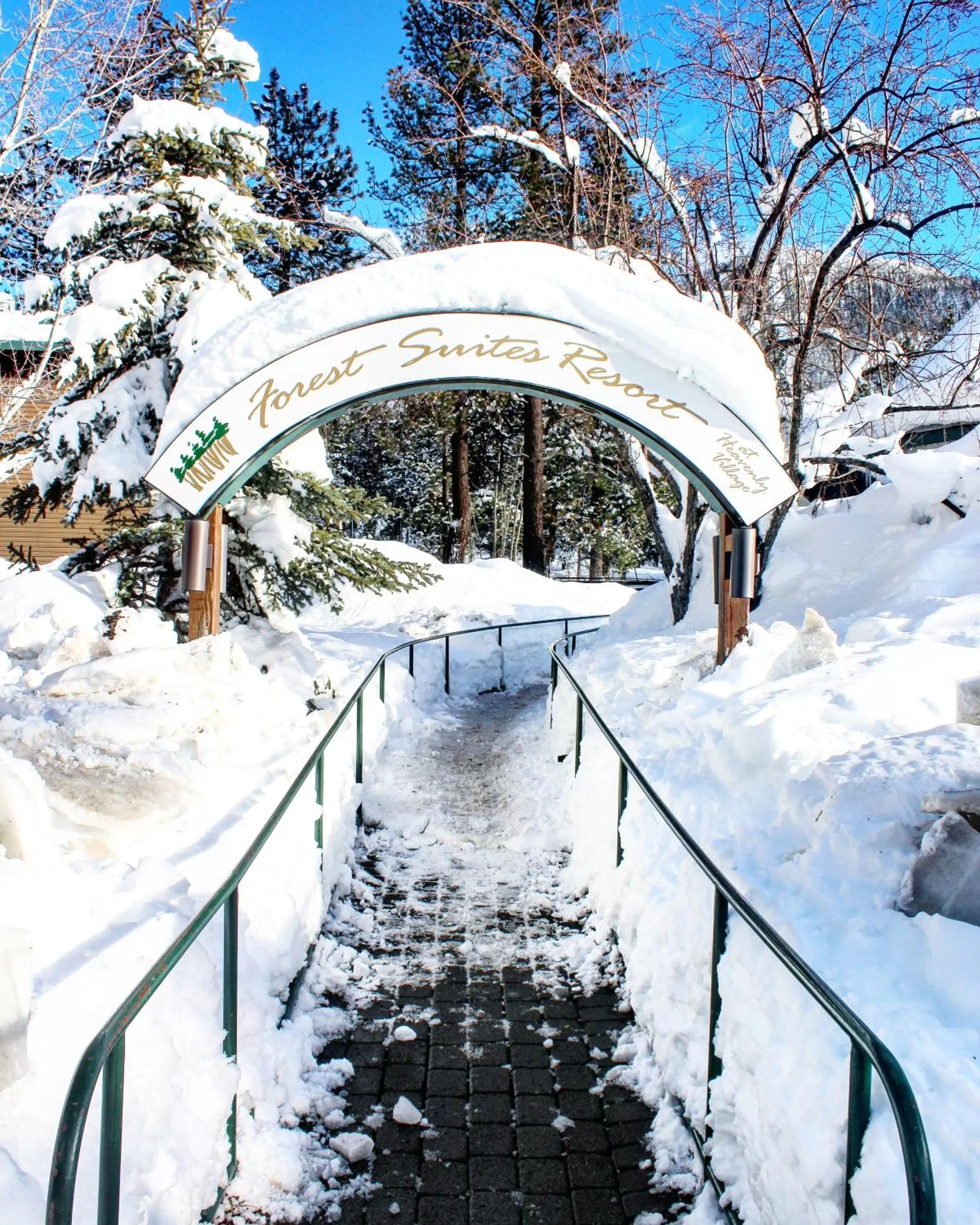 Facade/entrance in Forest Suites Resort at the Heavenly Village