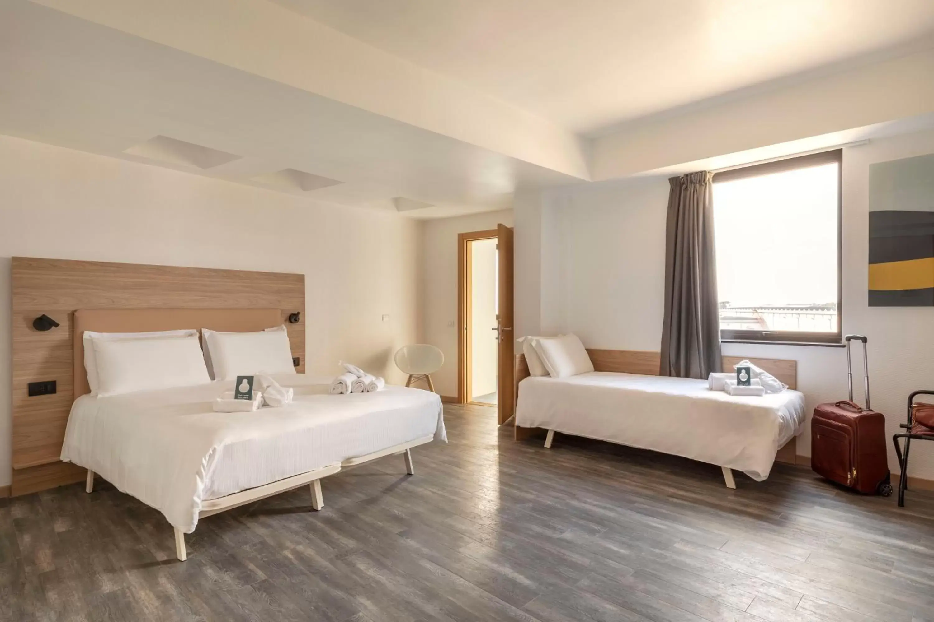 Bedroom, Bed in B&B Hotel Pomezia Roma