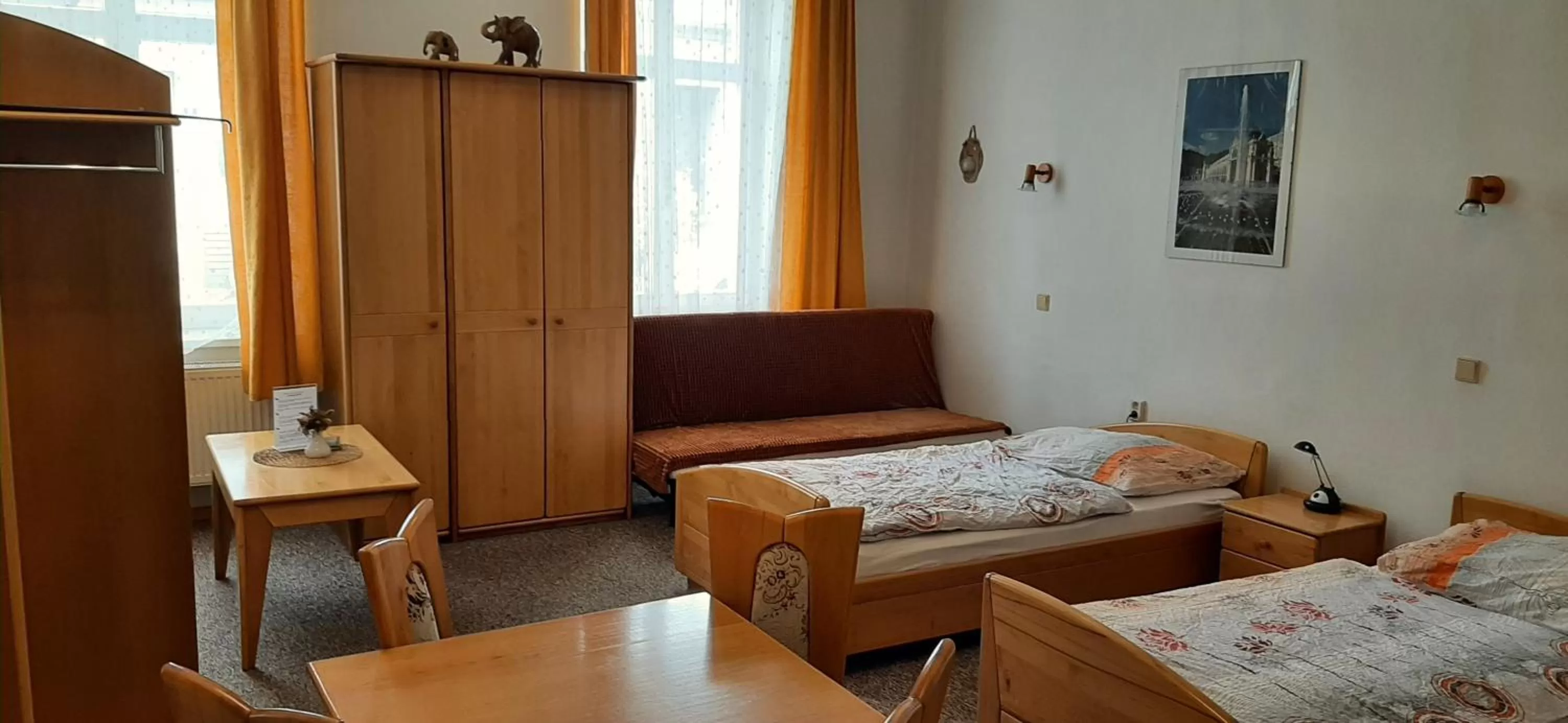 Bedroom, Bed in Pension Fontána Svitavy