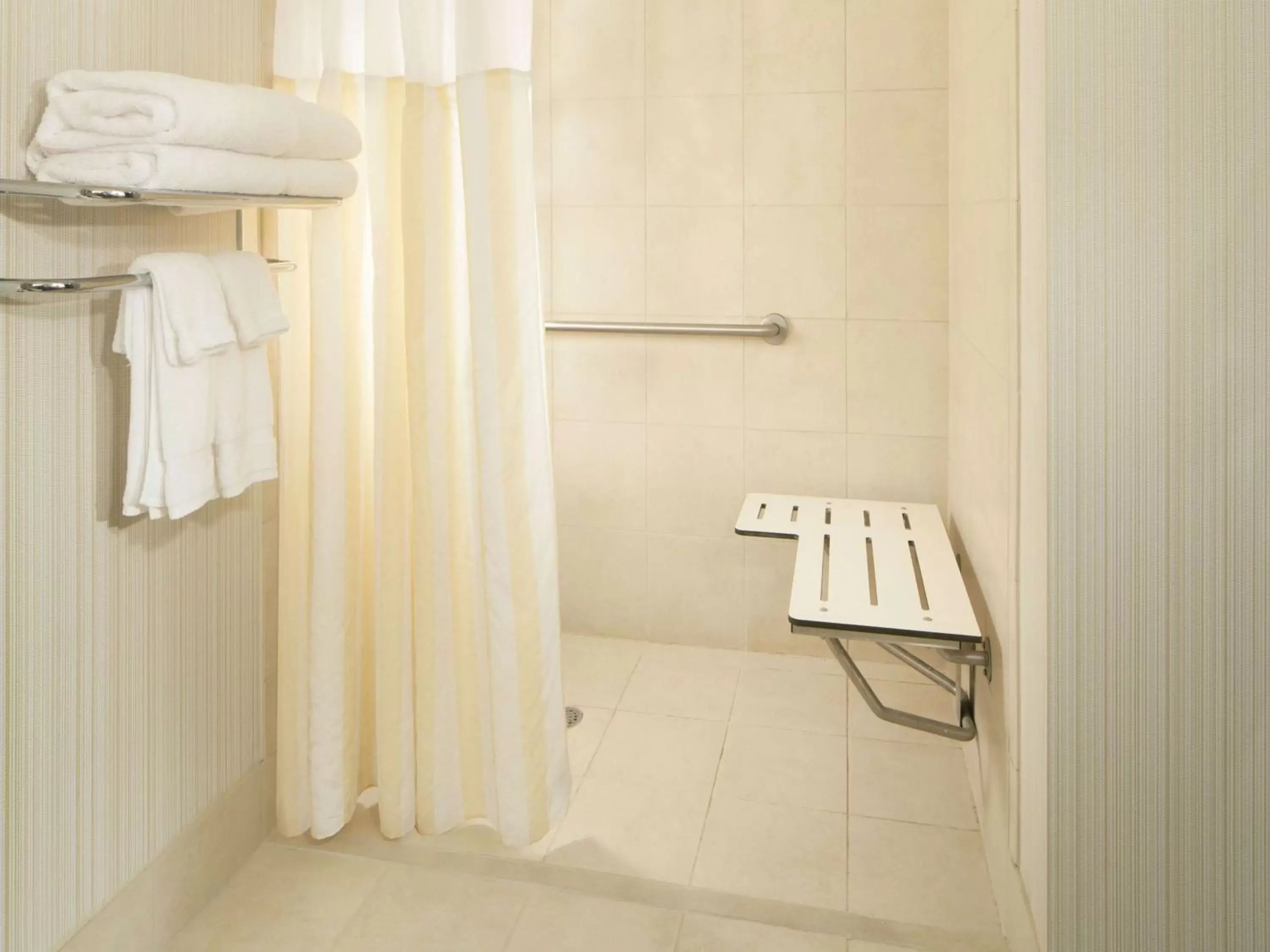 Bathroom in Hilton Garden Inn Virginia Beach Town Center Bathroom in Hilton Garden Inn Virginia Beach Town Center