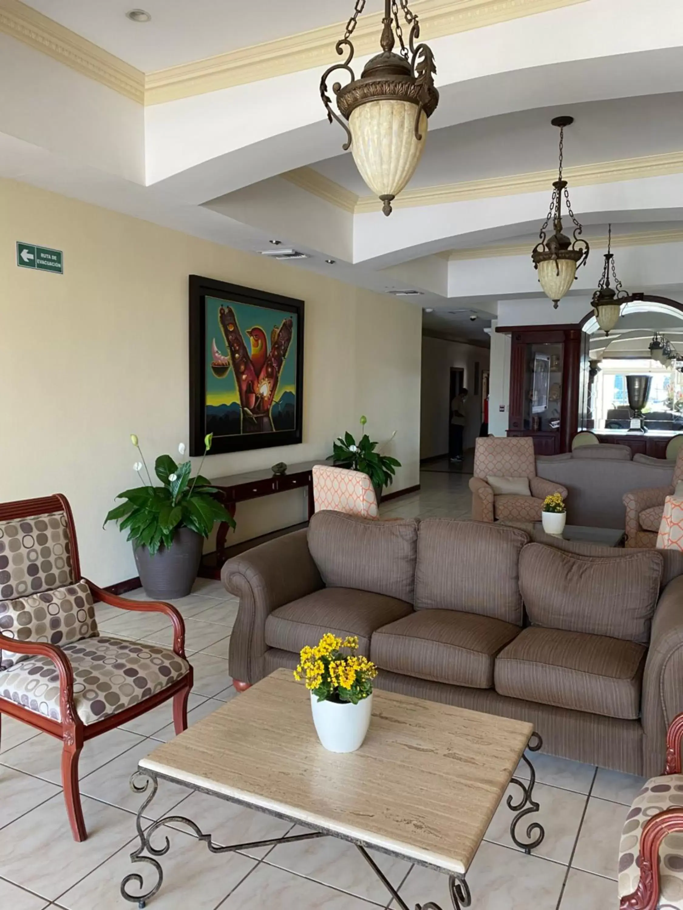 Living room in Hotel Mirador Plaza
