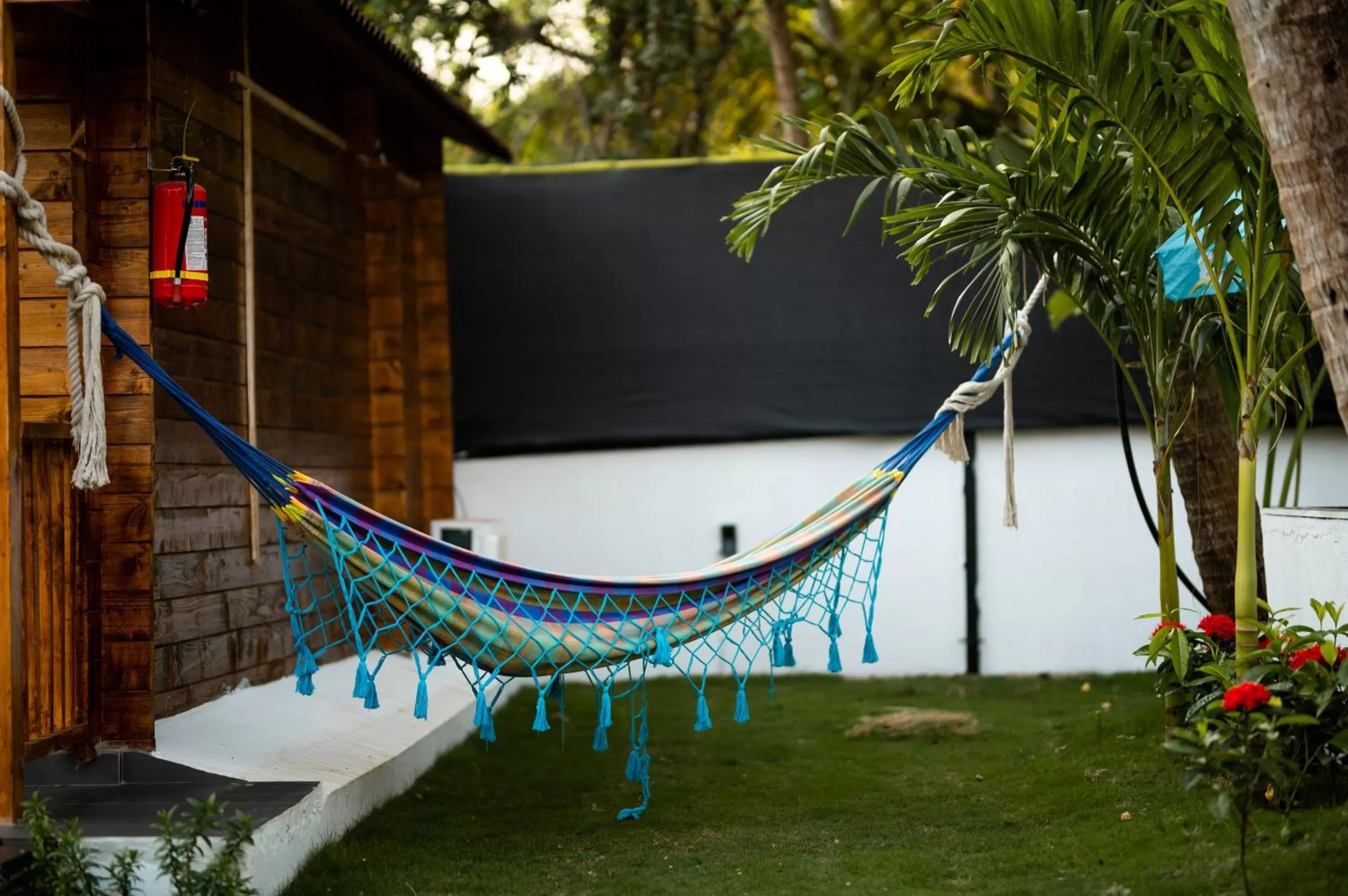 Garden in Tranquill Riverside Luxury Cottages With Bathtub, Candolim