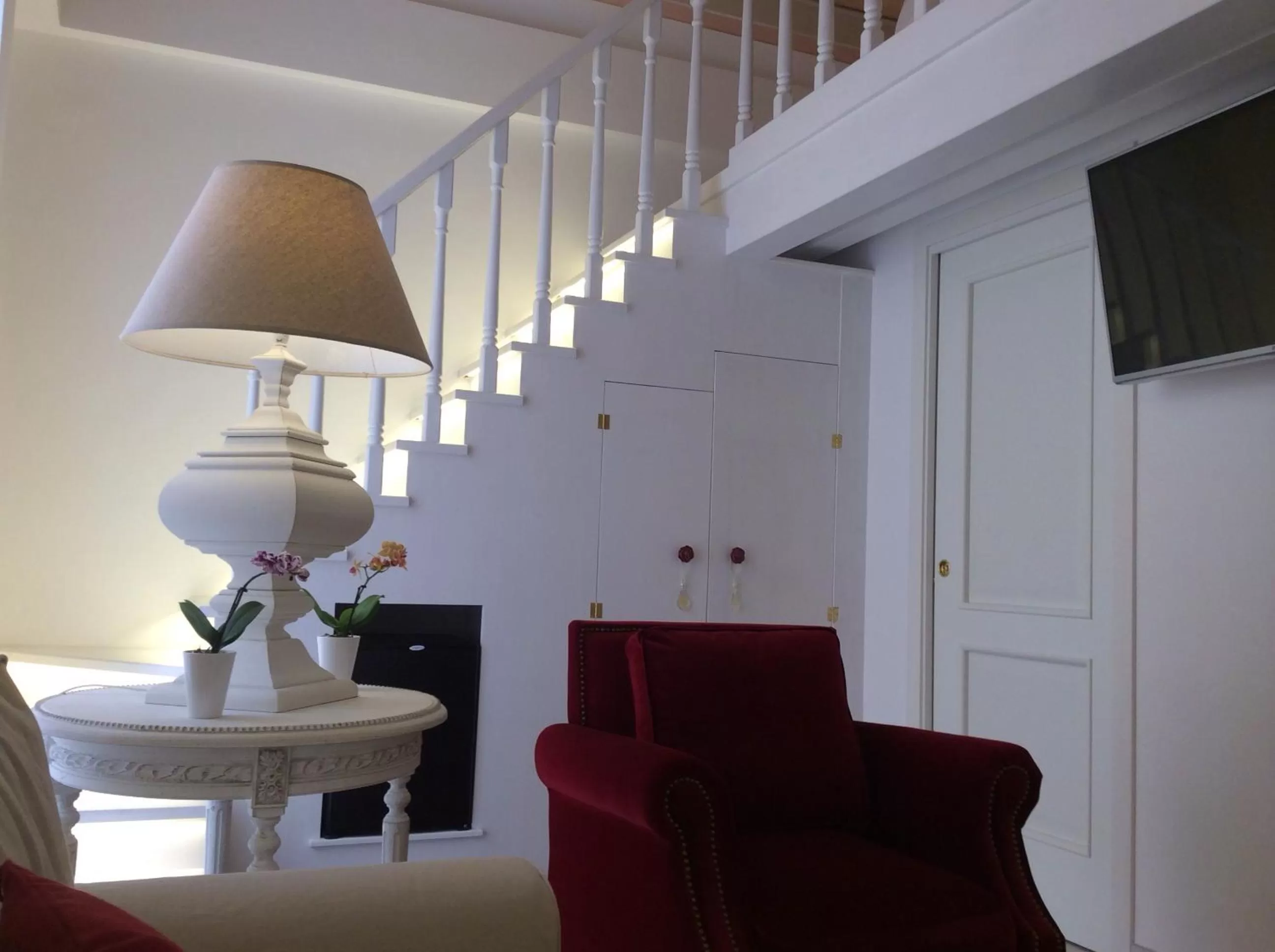 Photo of the whole room in Suite Le Perle