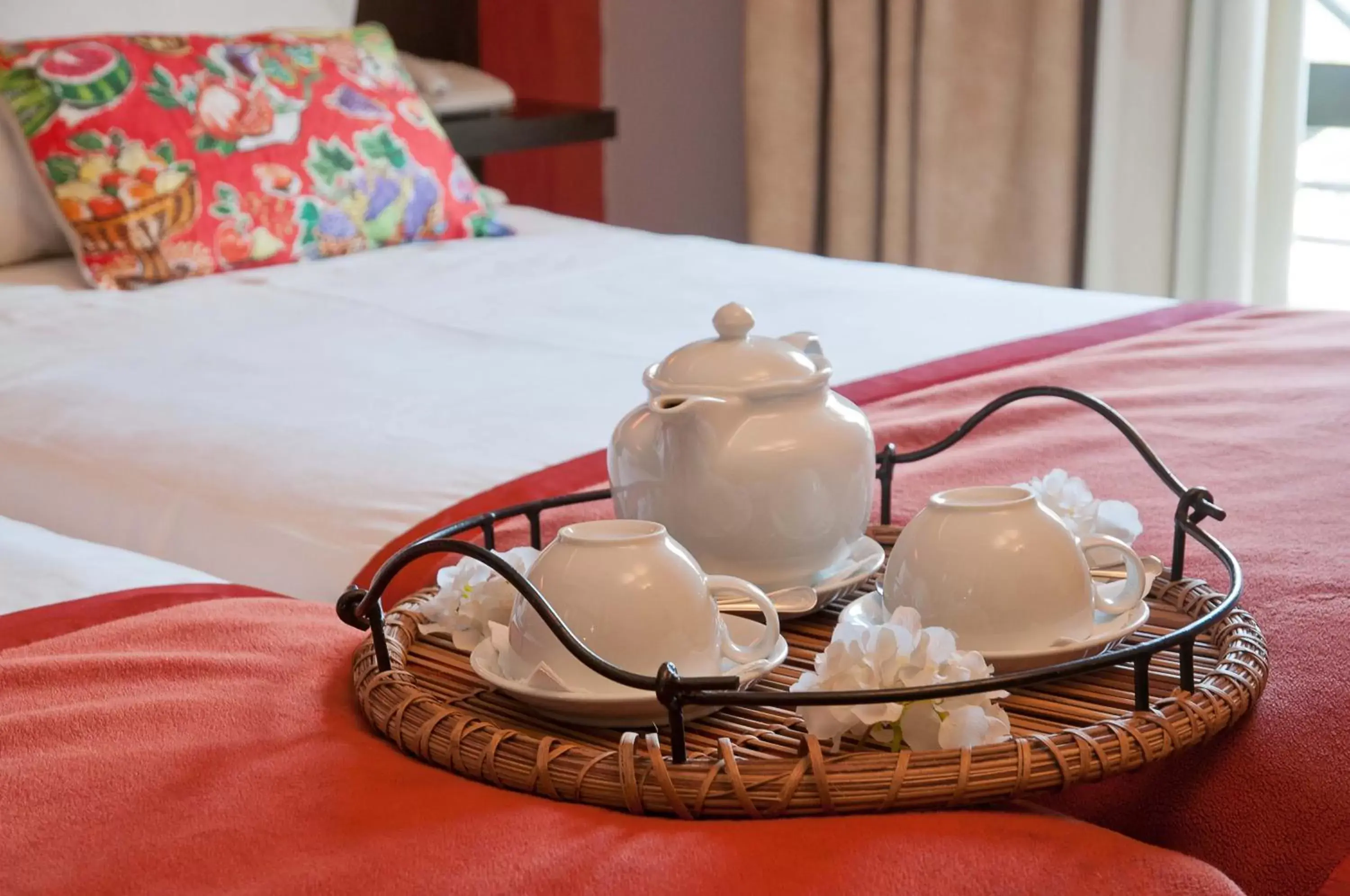 Decorative detail, Bed in Hotel Parque das Laranjeiras