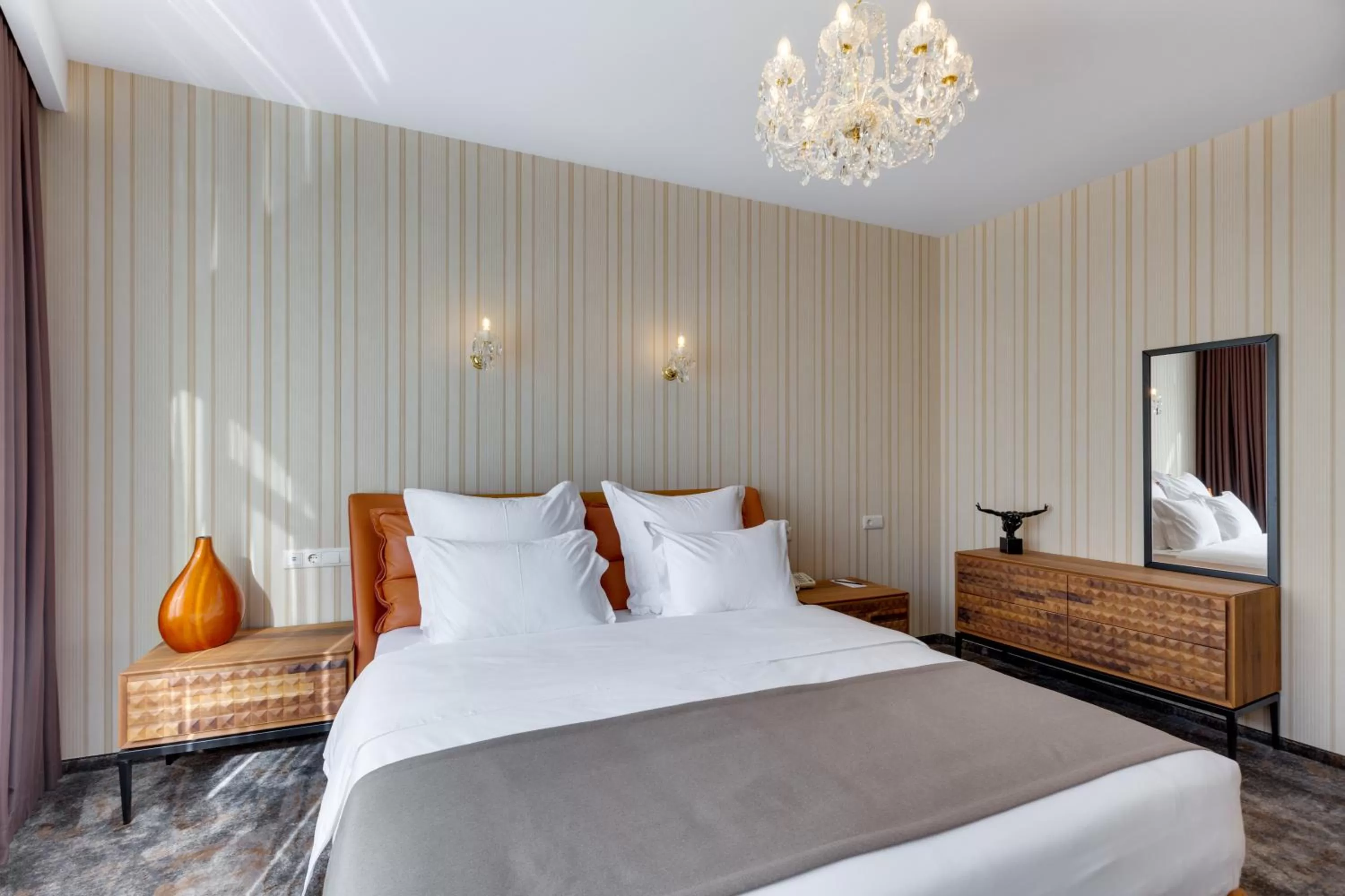 Bed in Mukhrantubani Boutique Hotel