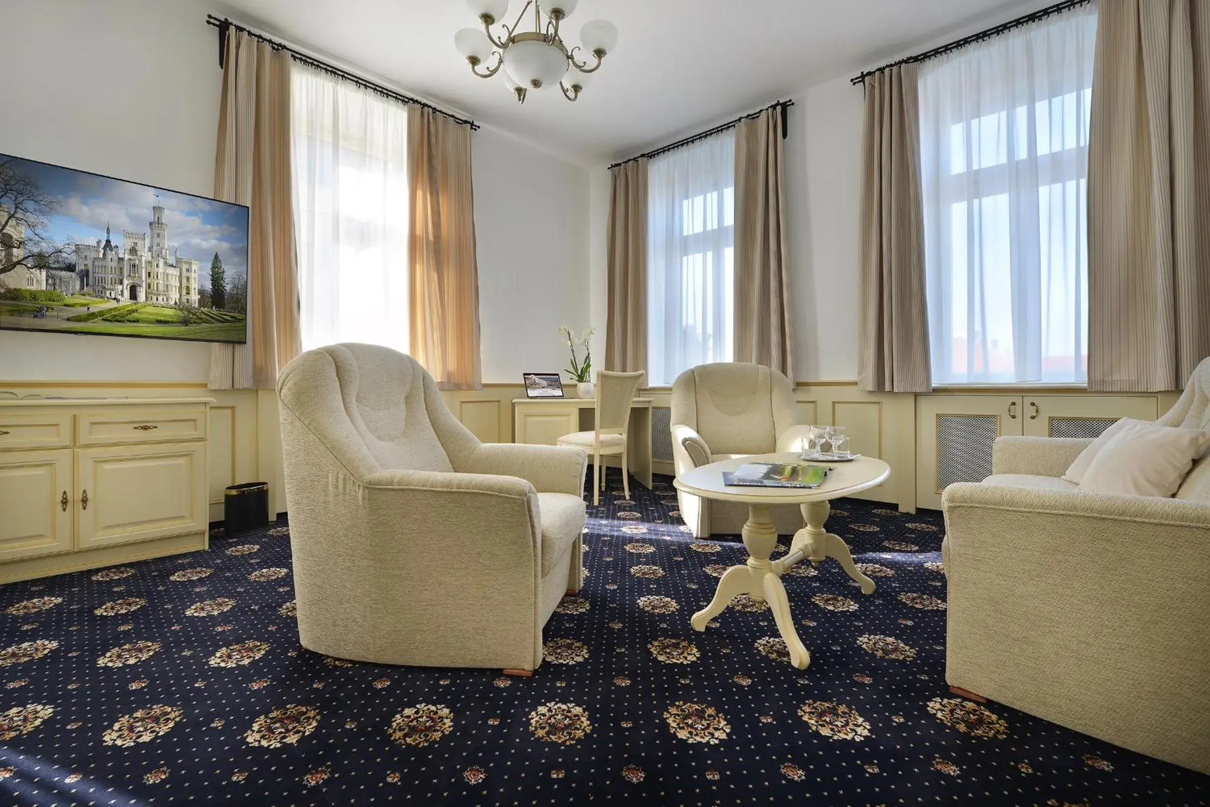 Photo of the whole room, Seating Area in Hotel Podhrad