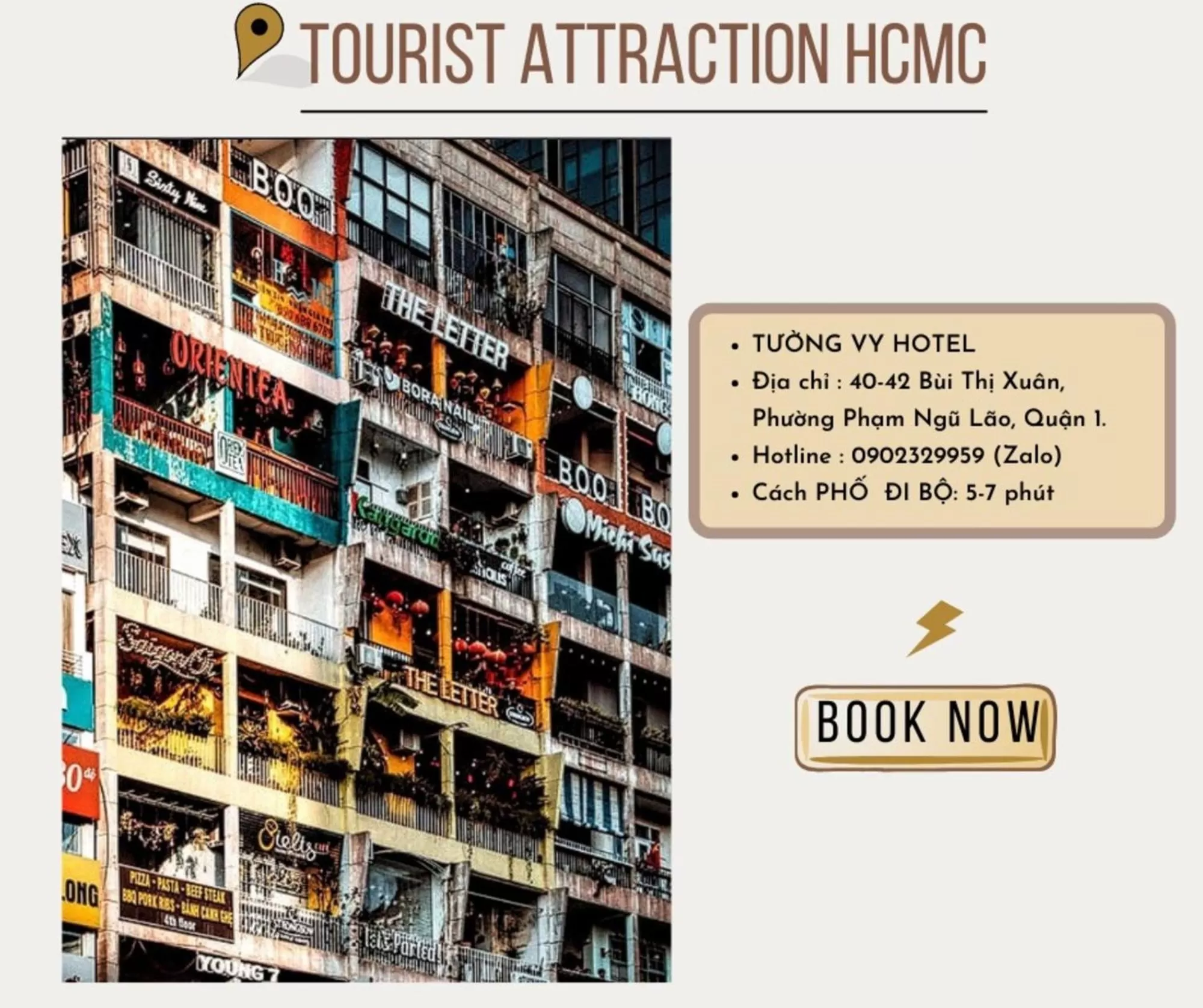 Property building in Tuong Vy Ben Thanh Hotel