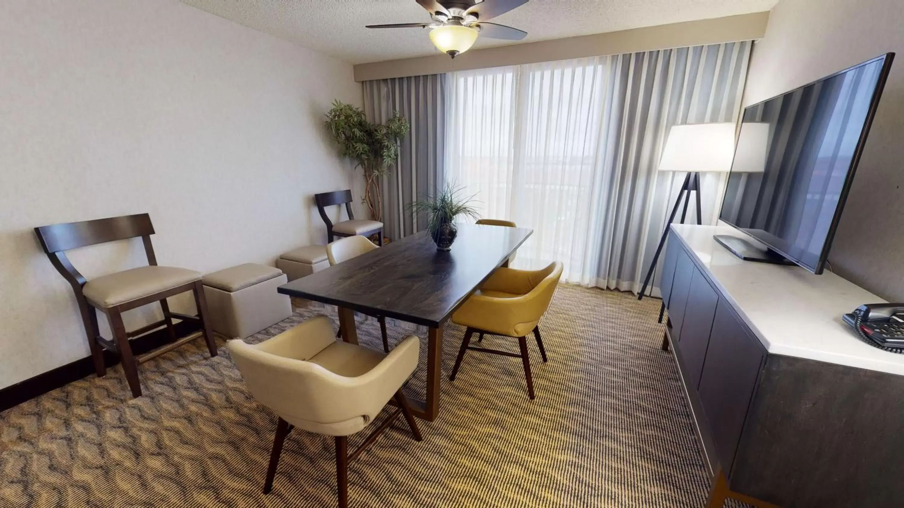 Living room, Seating Area in Embassy Suites by Hilton Oklahoma City Will Rogers Airport