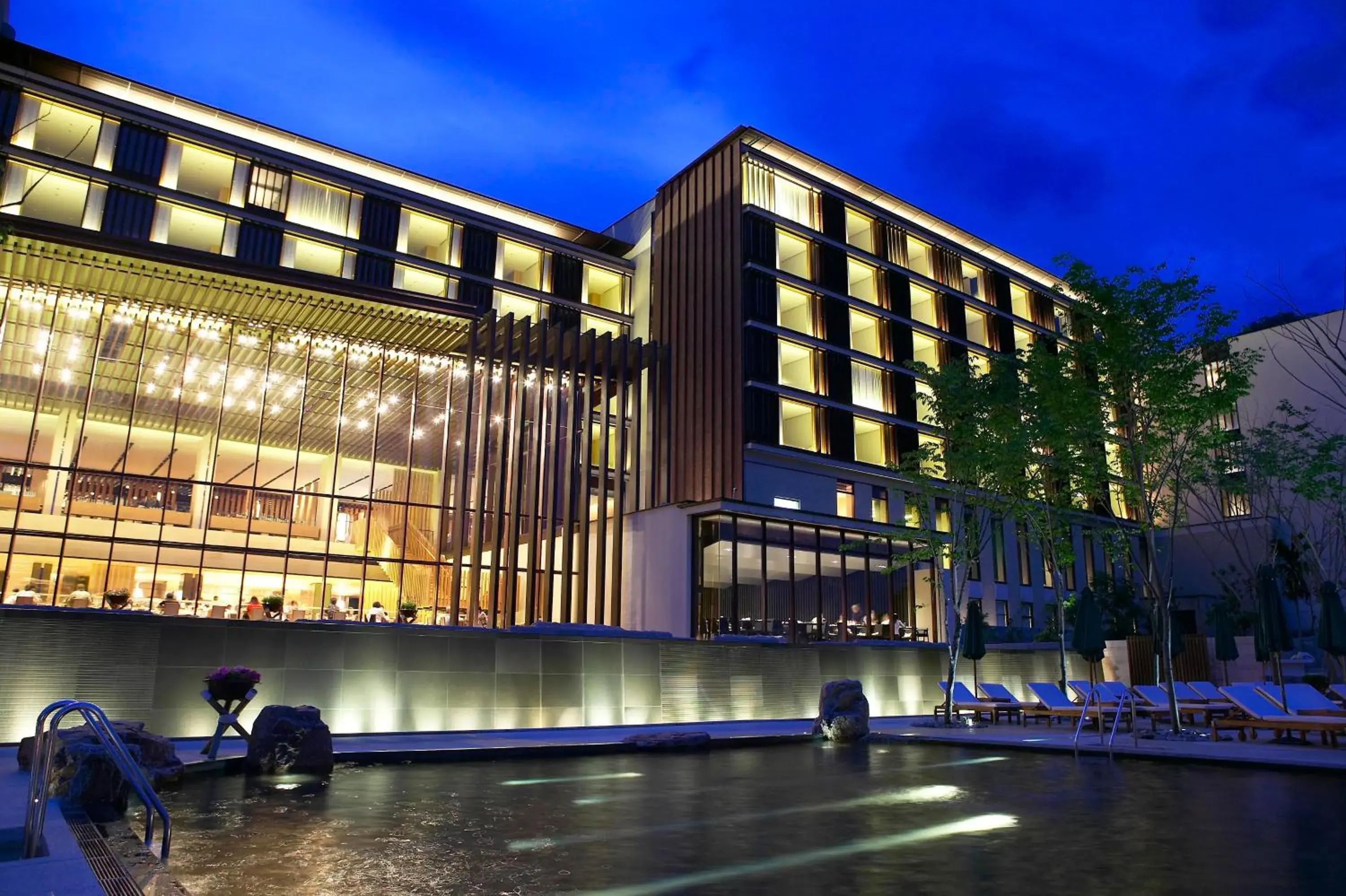 Night, Property Building in Hotel Royal Chiao Hsi