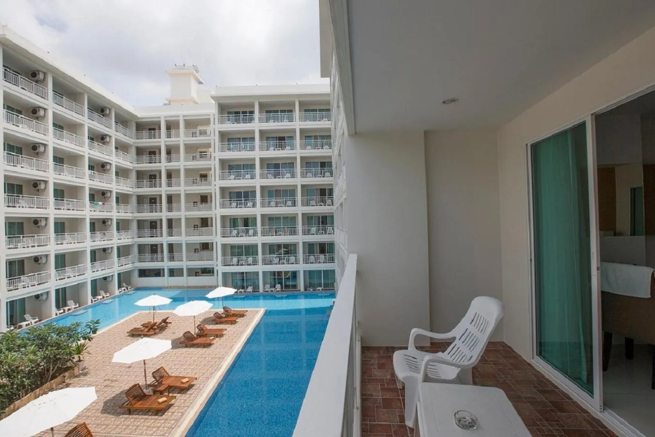 Balcony/Terrace in Chanalai Hillside Resort, Karon Beach