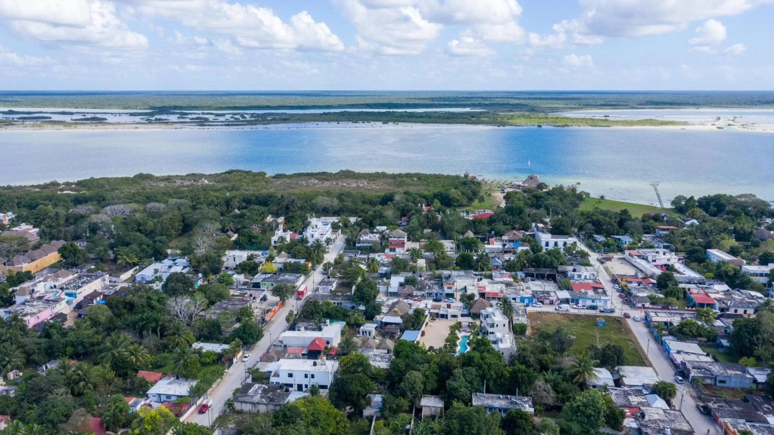 Bird's eye view, Bird's-eye View in Blue Palm Bacalar