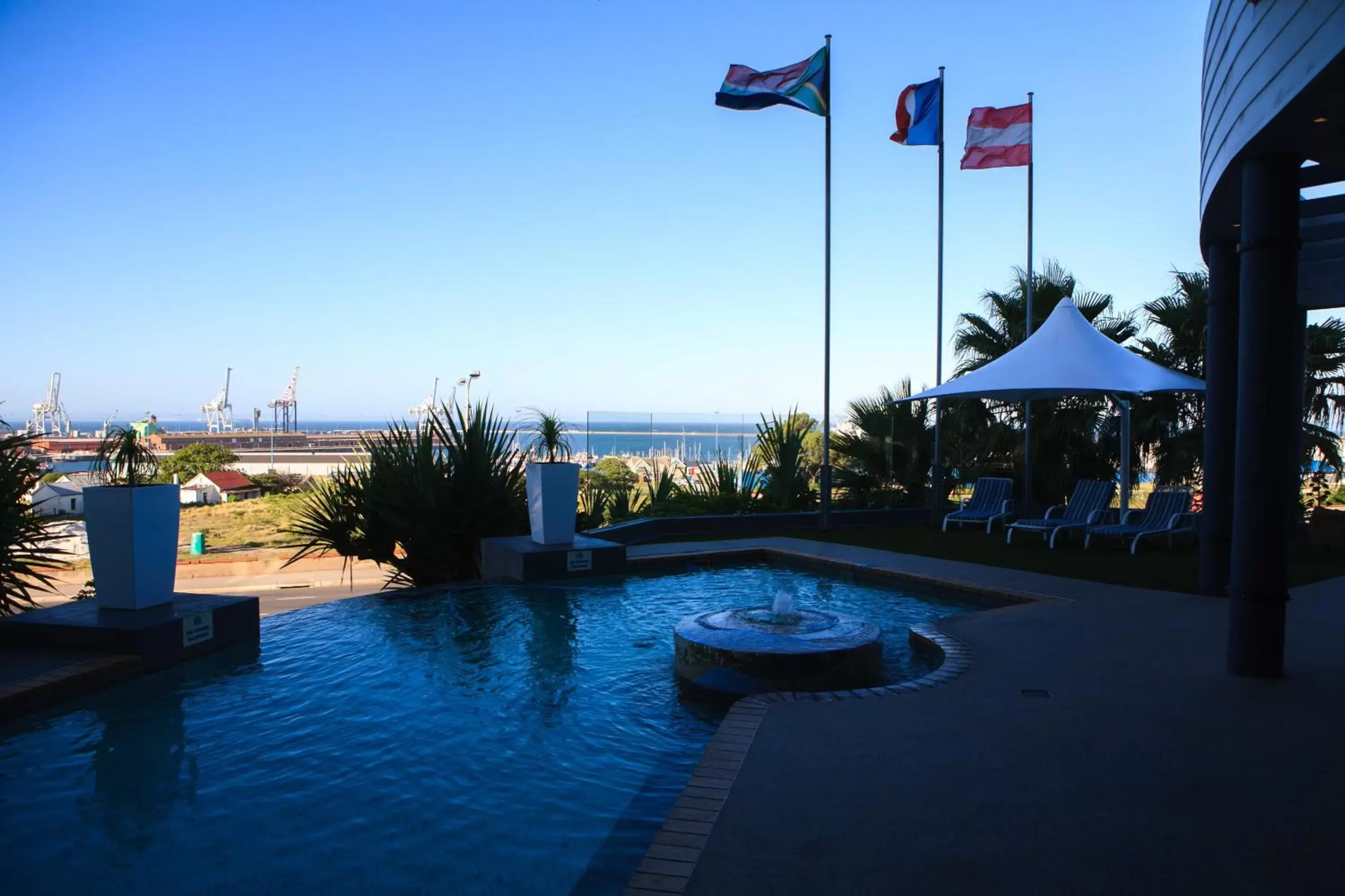 Night, Swimming Pool in Paxton Hotel