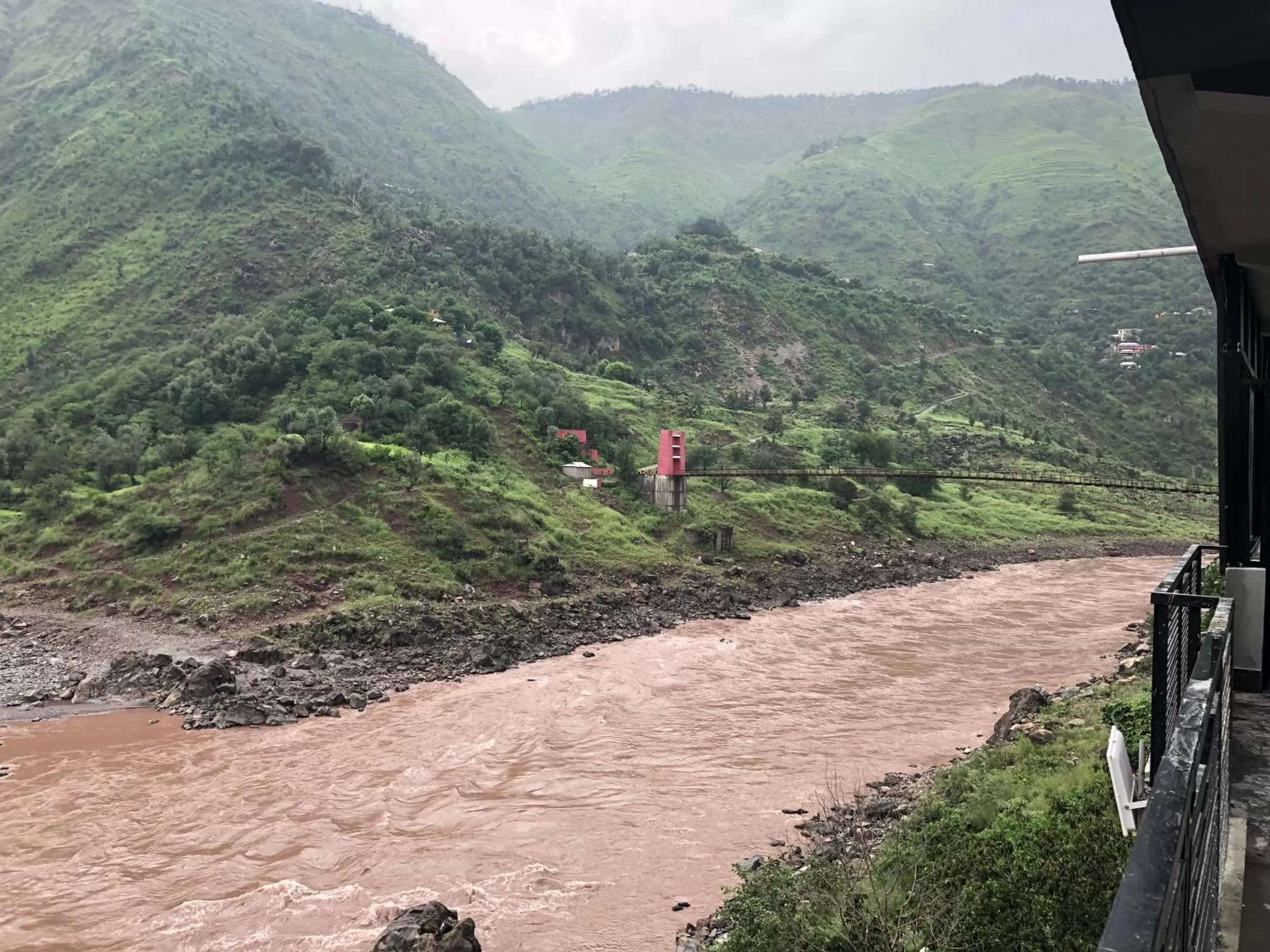 Natural landscape in Hotel La Orilla Muzaffarabad