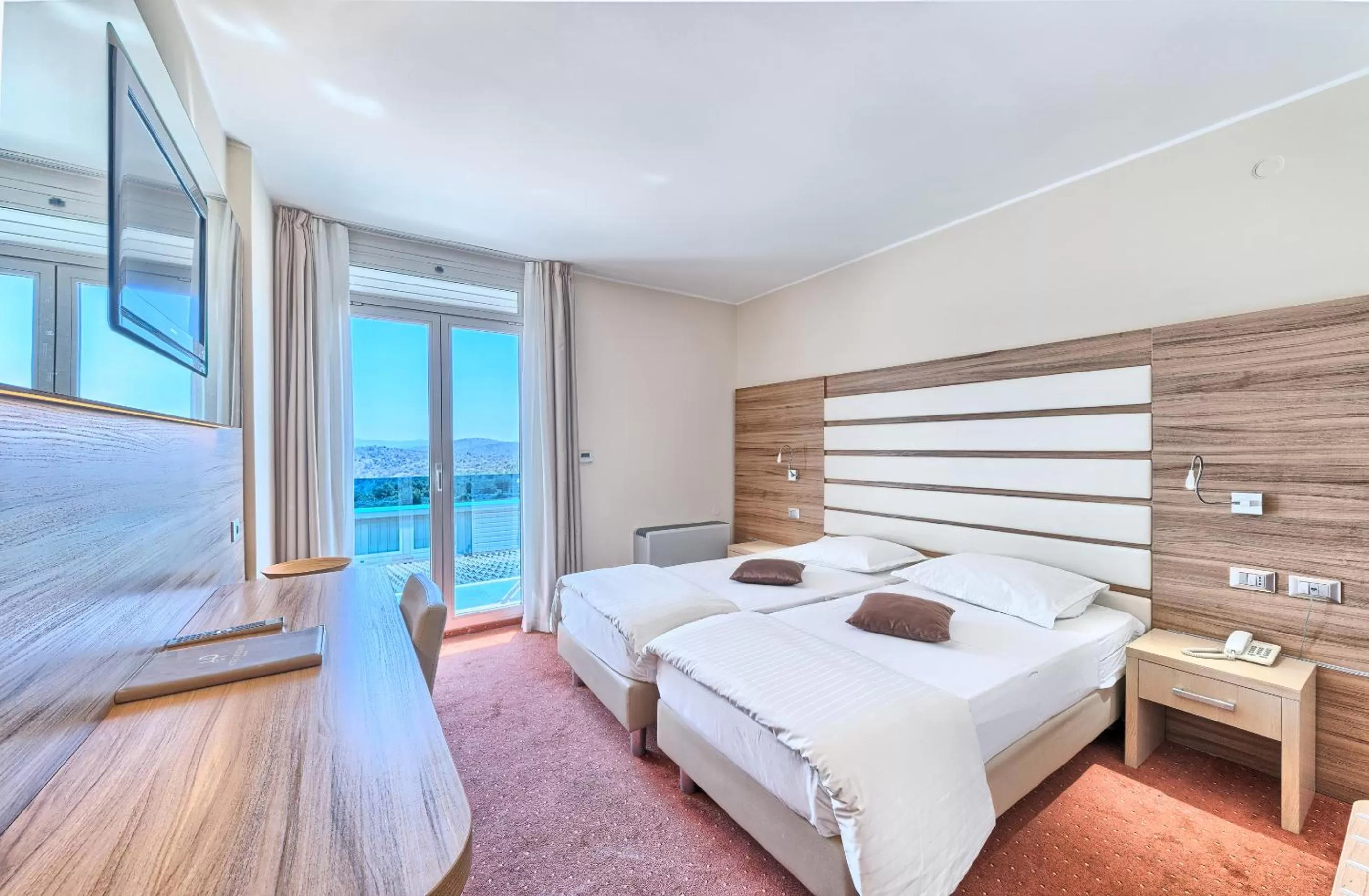 Bed in Hotel Panorama