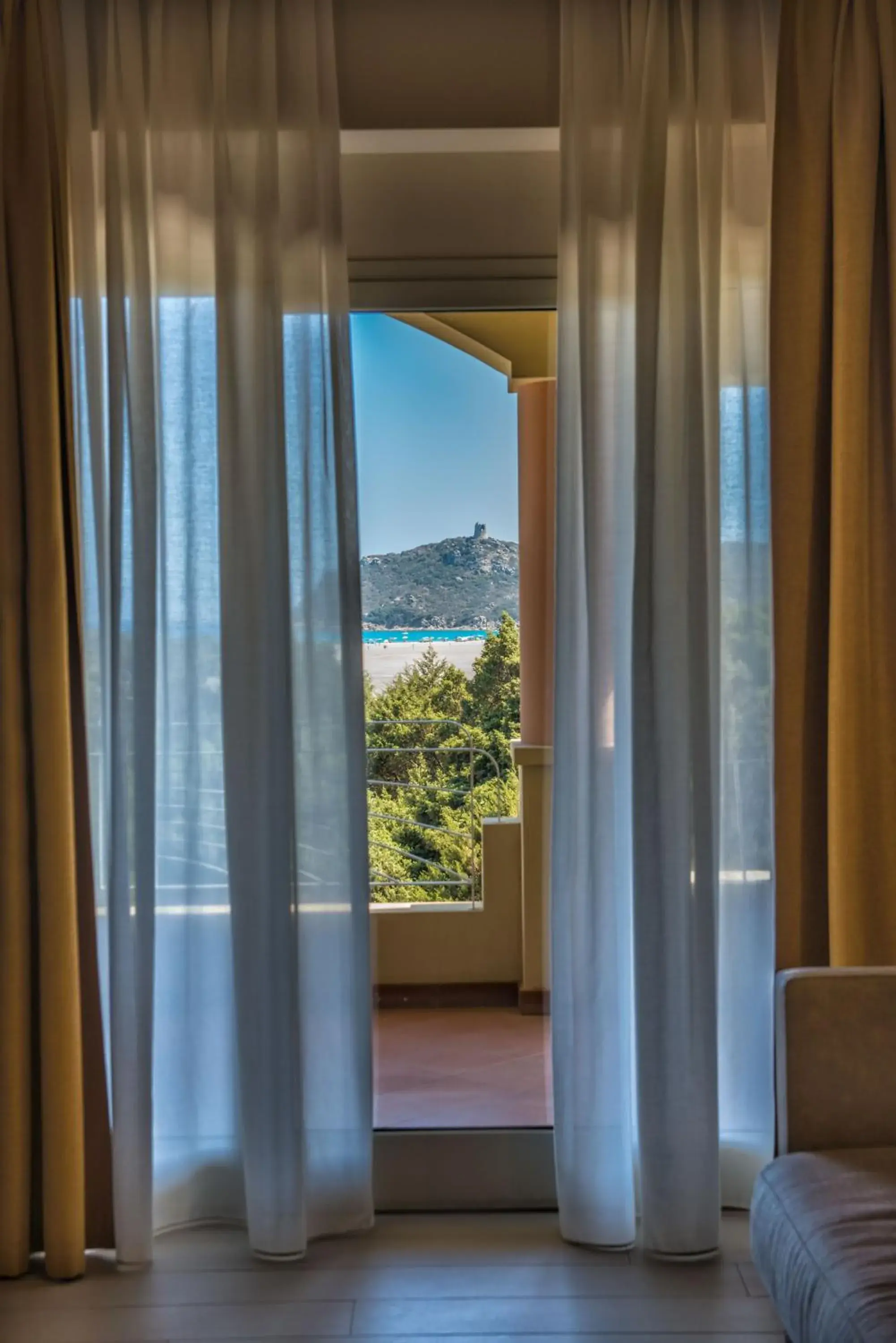 Balcony/Terrace, Mountain View in Pullman Timi Ama Sardegna
