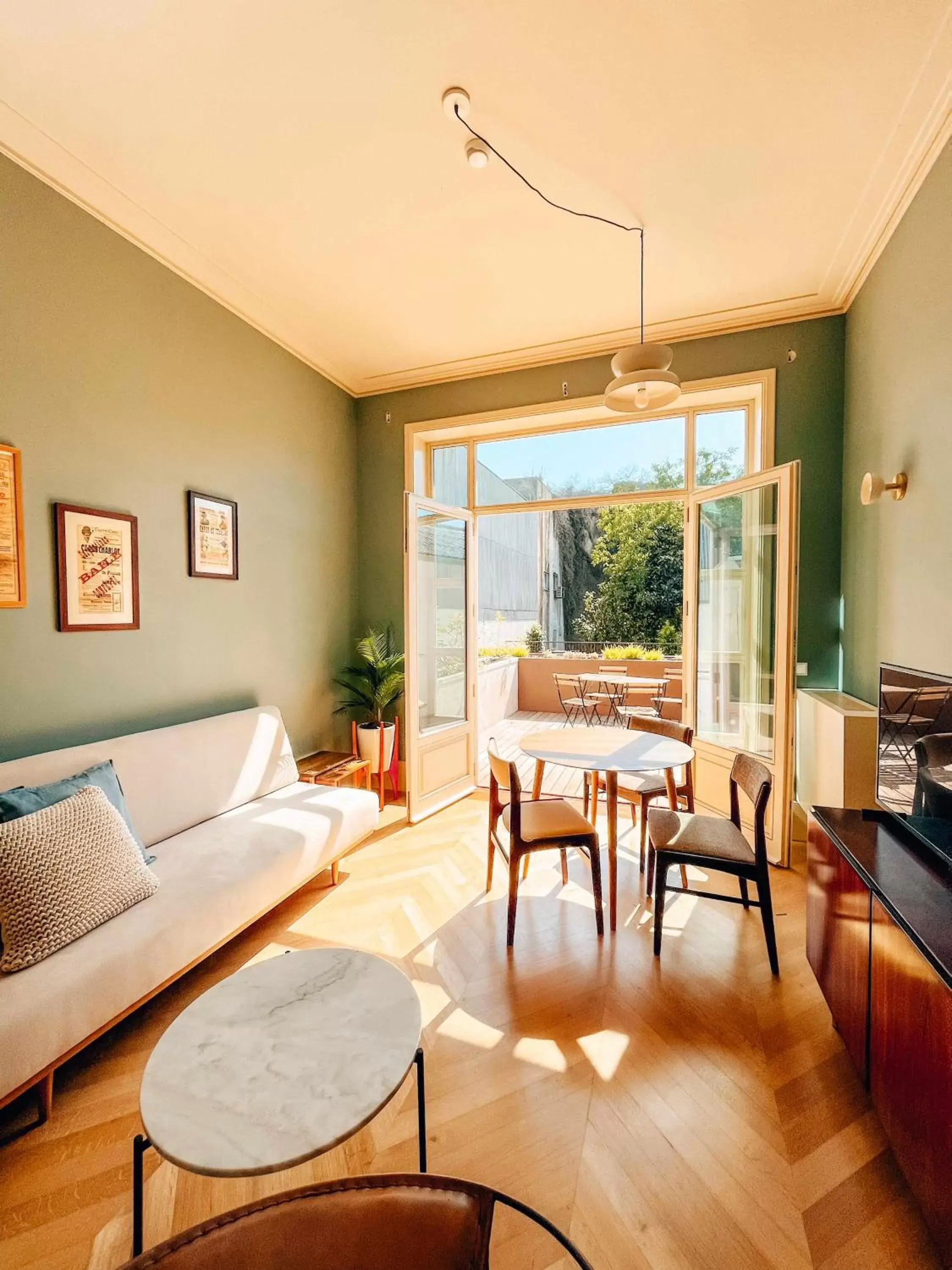 Seating Area in Villa Theatro Heritage Apartments