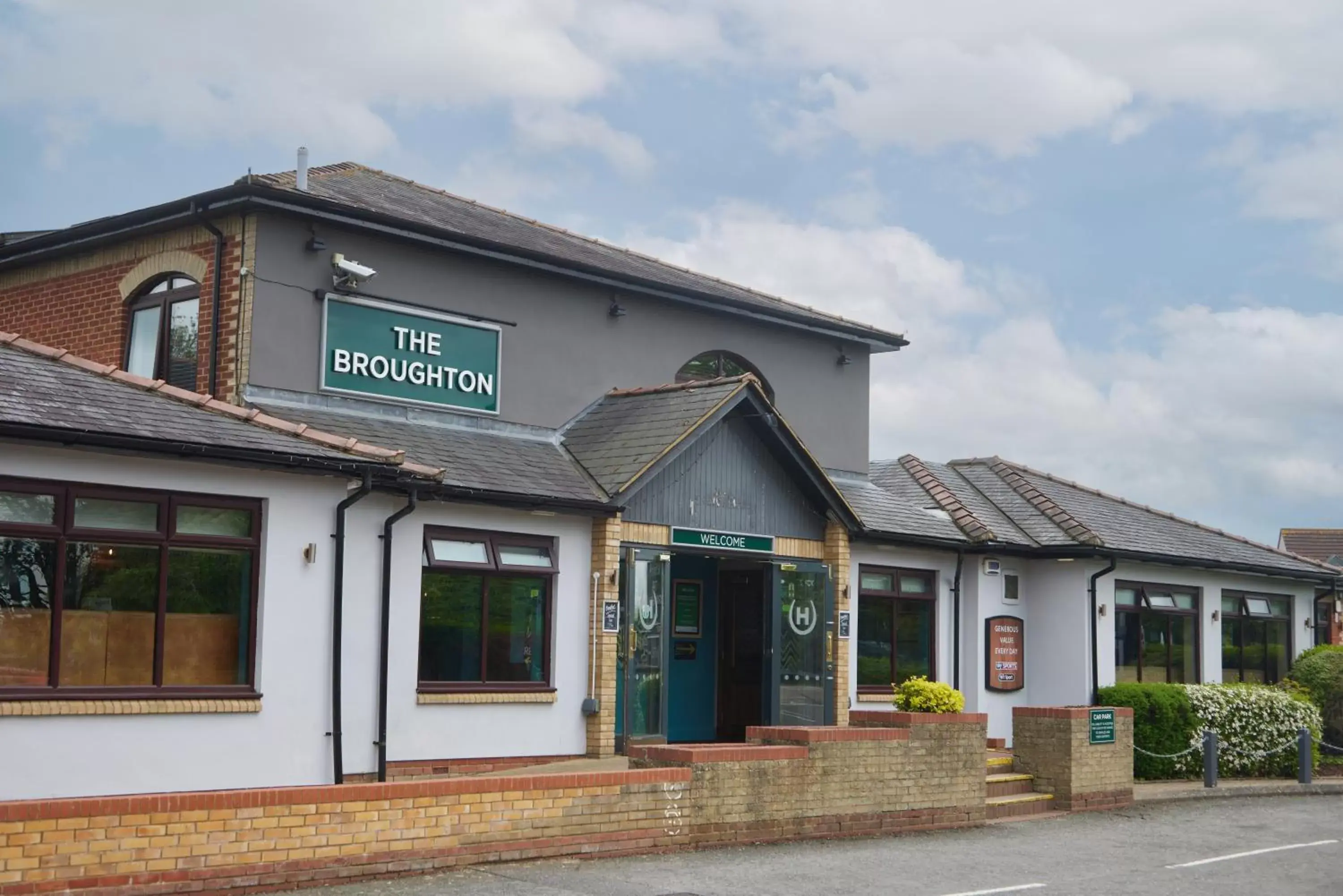 Property Building in The Broughton Hotel by Greene King Inns