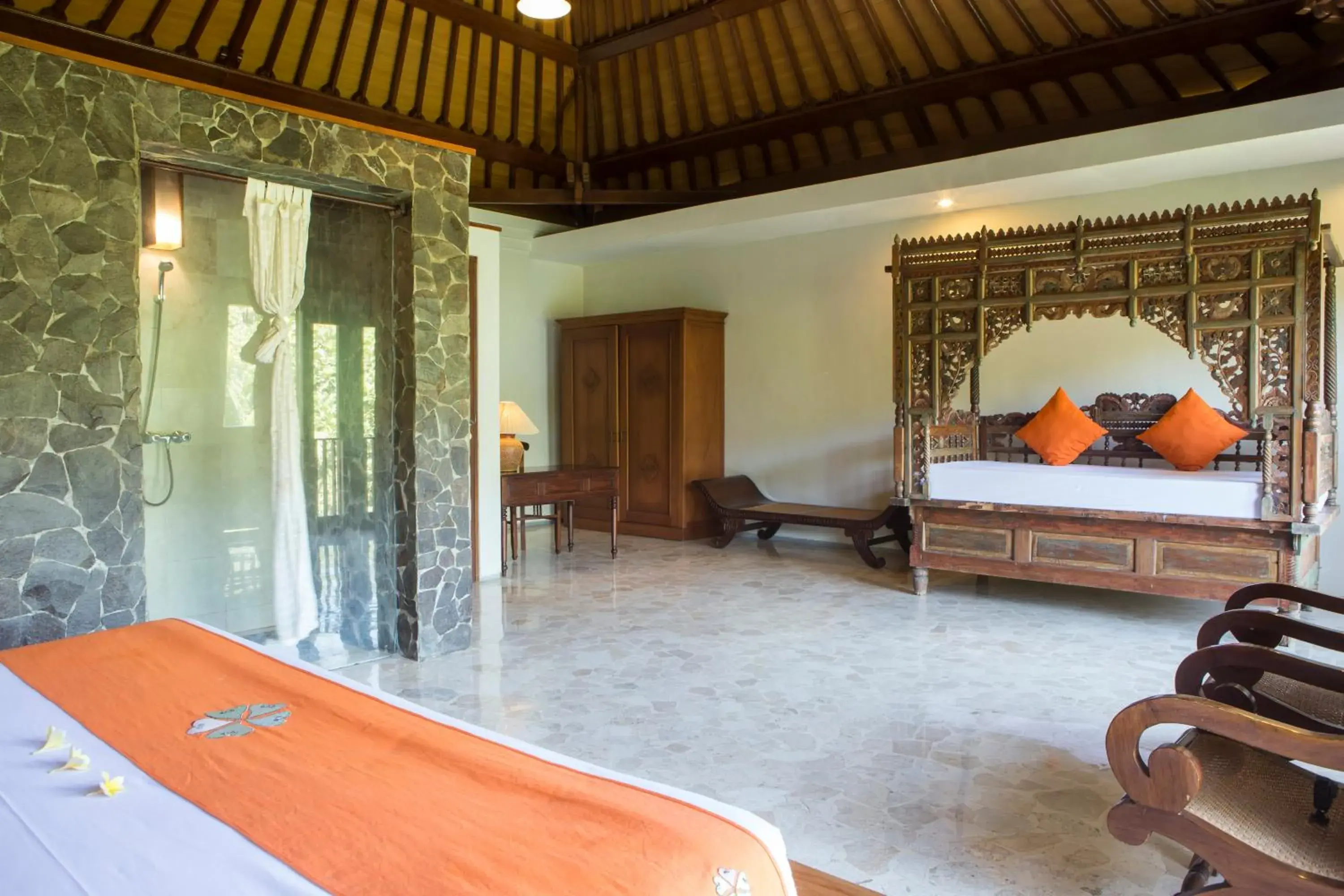 Bedroom, Seating Area in Anahata Villas and Spa Resort