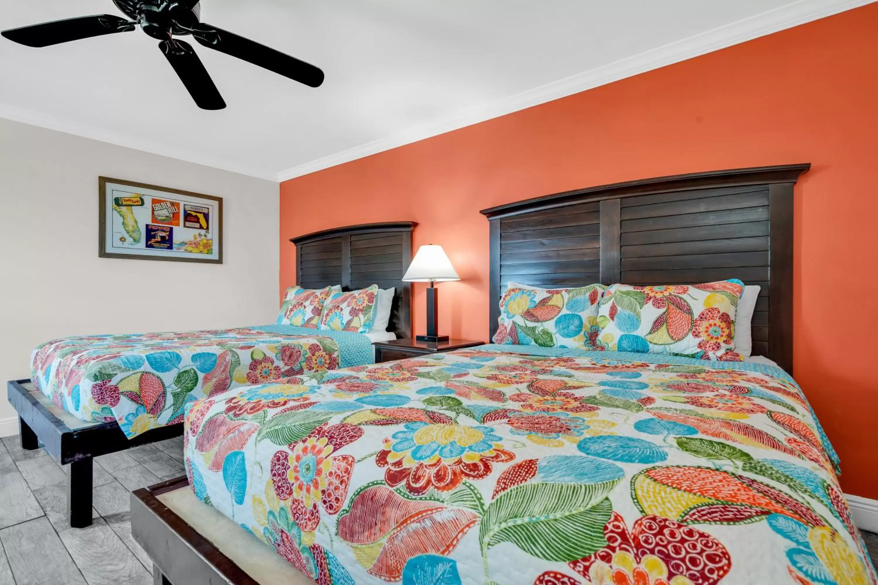 Bed in Coconut Cay Resort